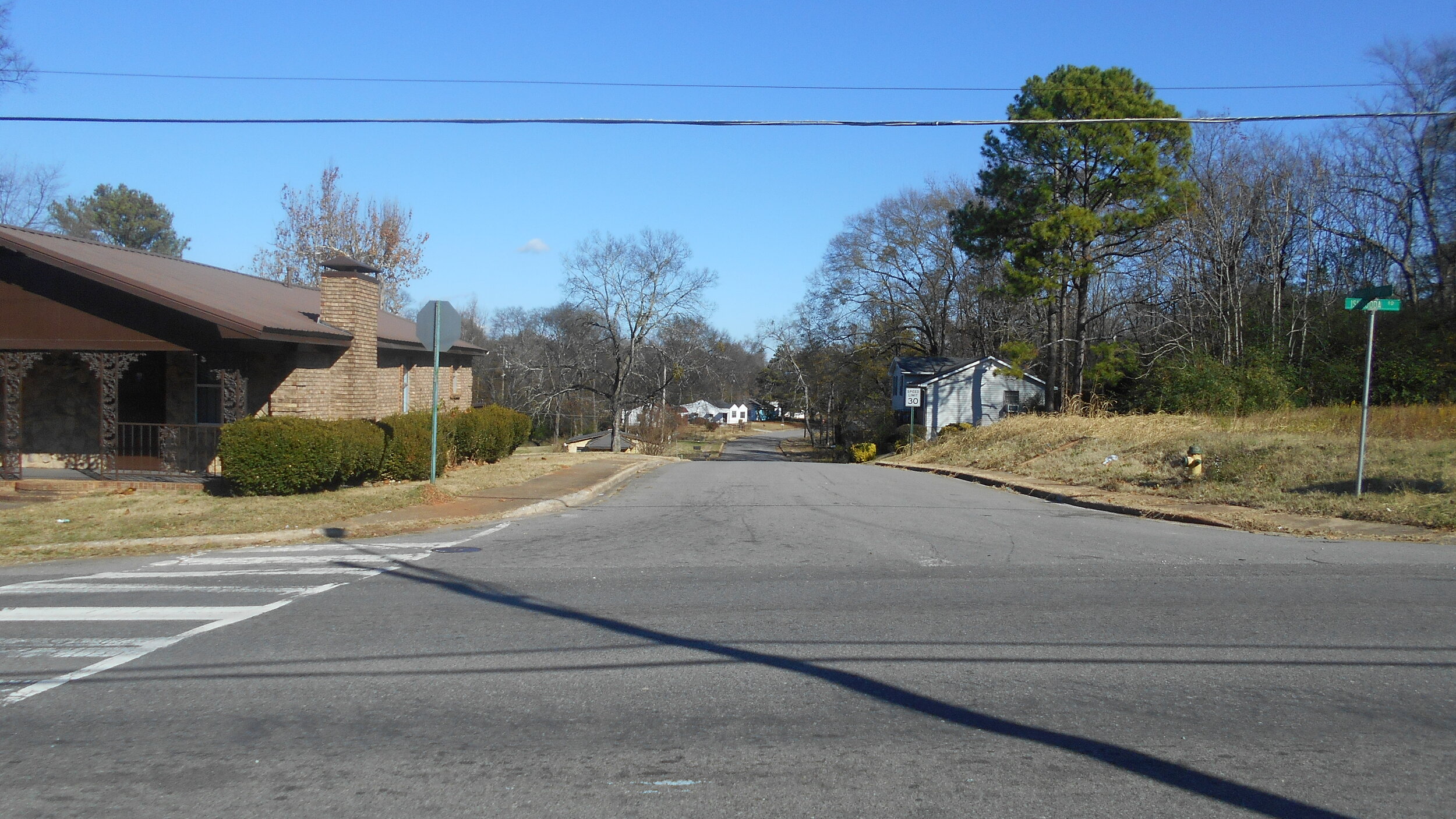 Exhibit 28 - Henry Compton Drive  leads into a suburb called Powderly Hills. In 1963, it was an all black suburb..JPG