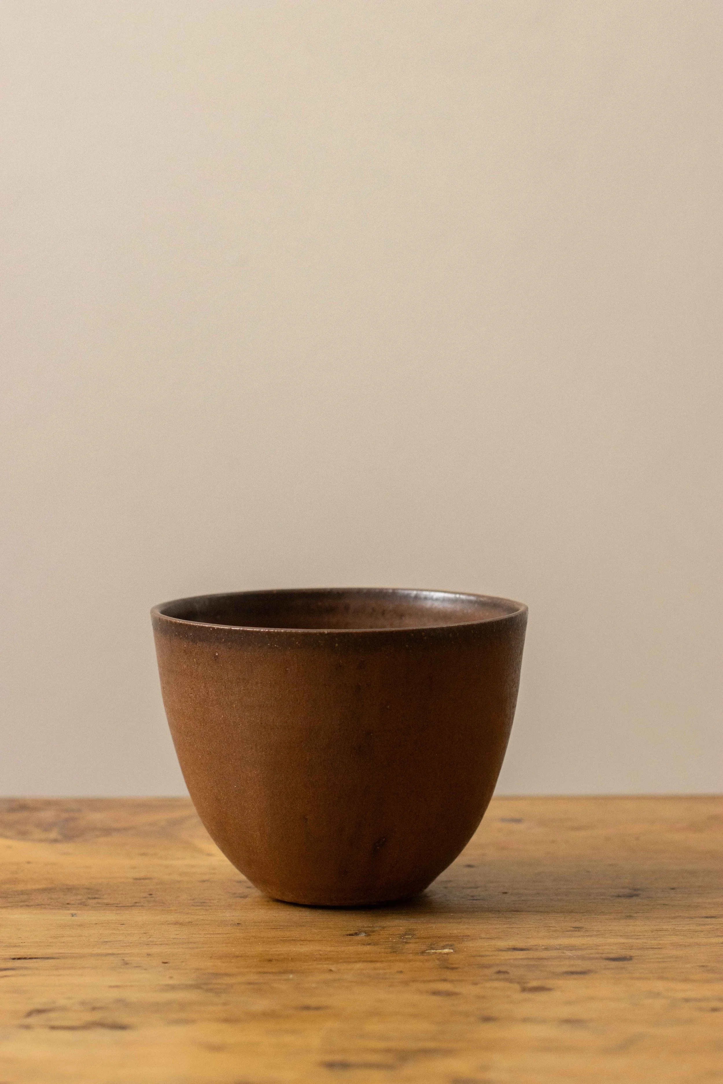 Curved cup in bark