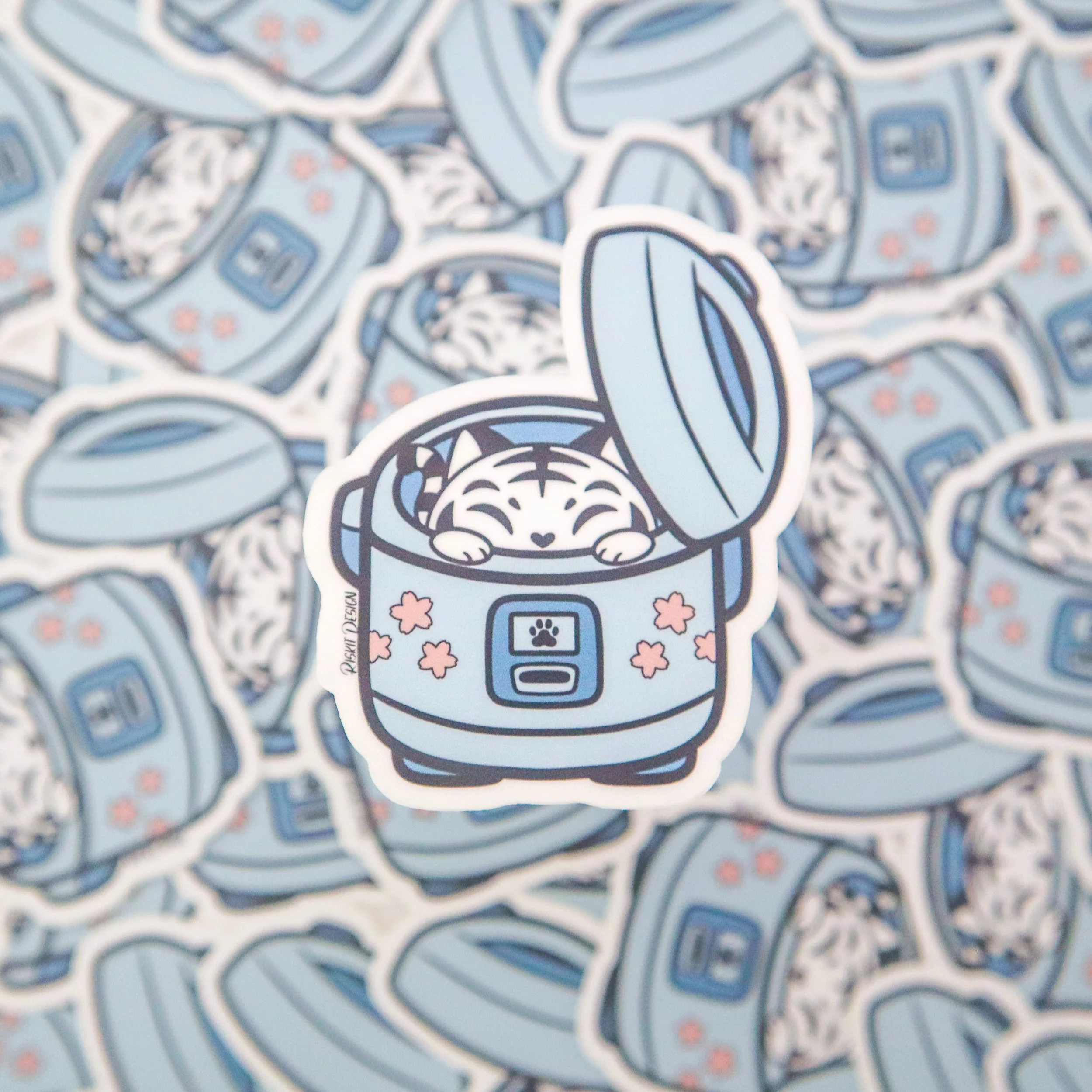 Nekohan Rice Cooker | Vinyl Sticker