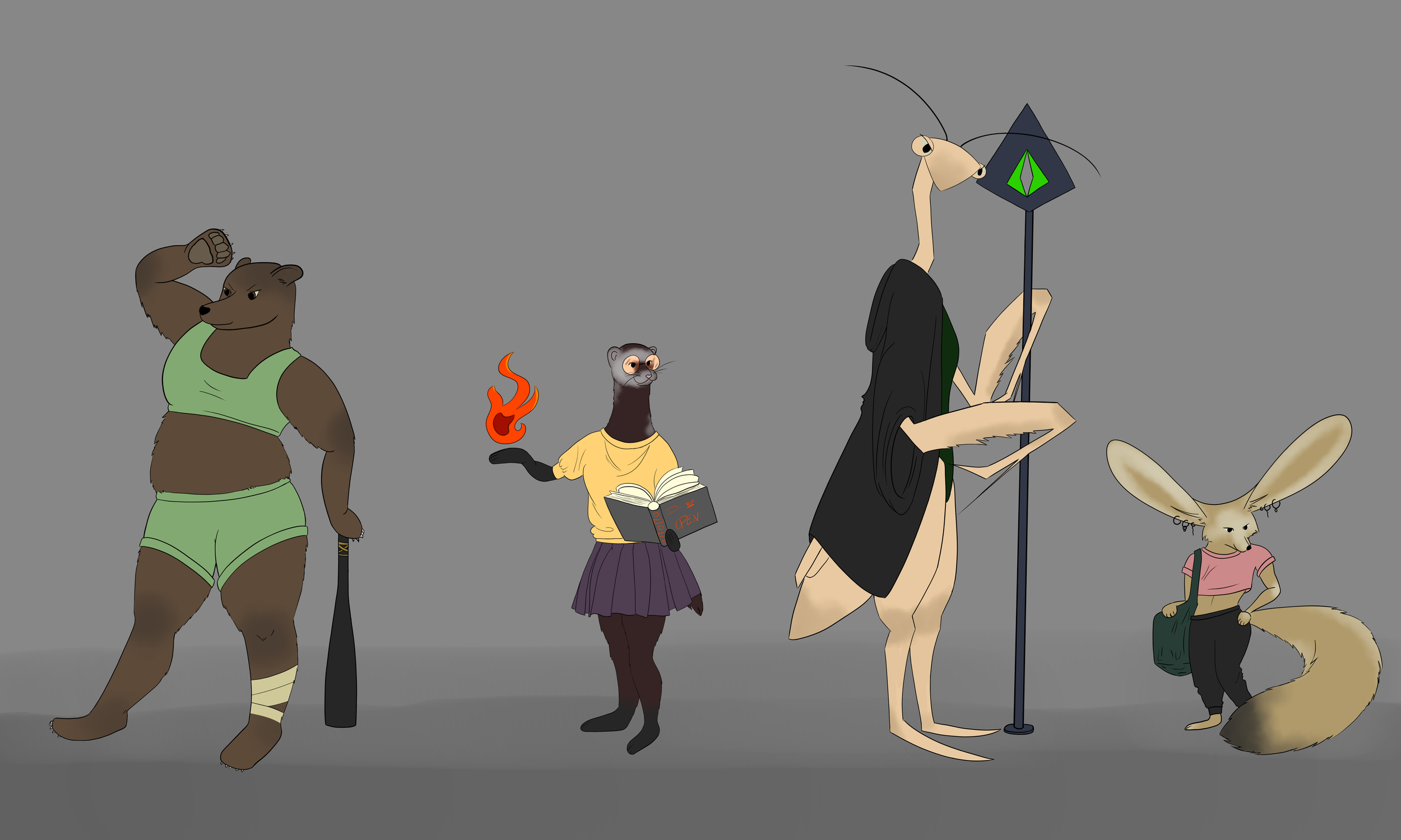 Anthropomorphic Character Sheet