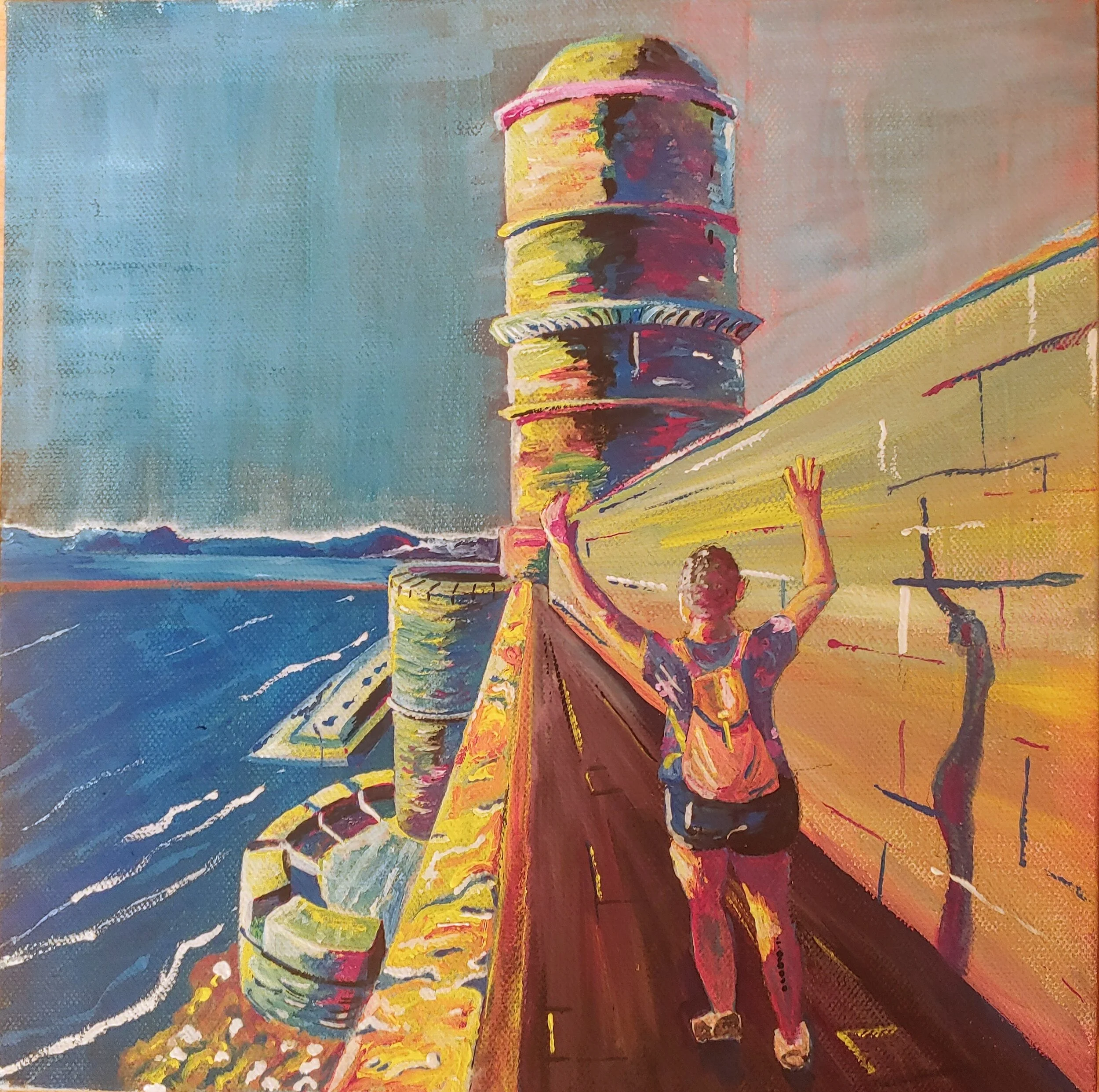 Gouache Self Portrait