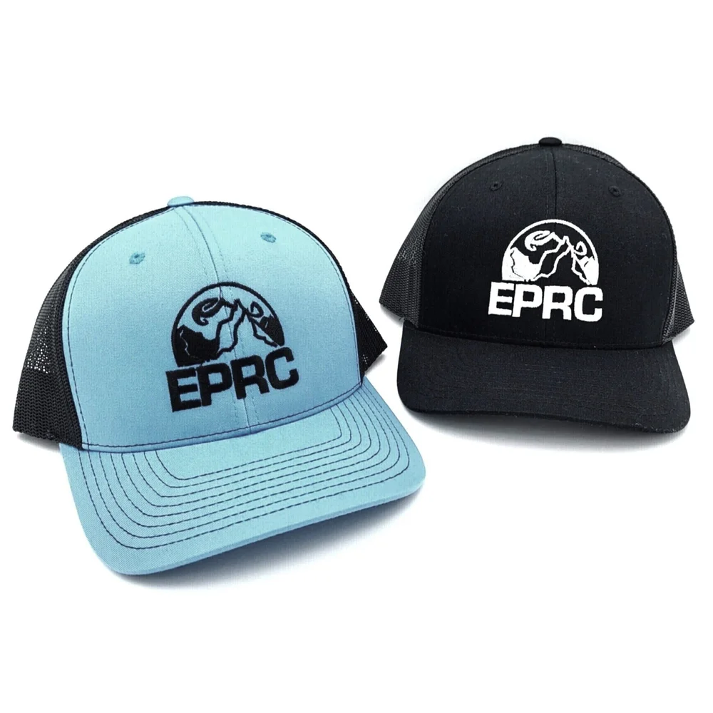 Trucker Cap Get Hats Embroidered Logo Trucker Hat: Flat Embroidery