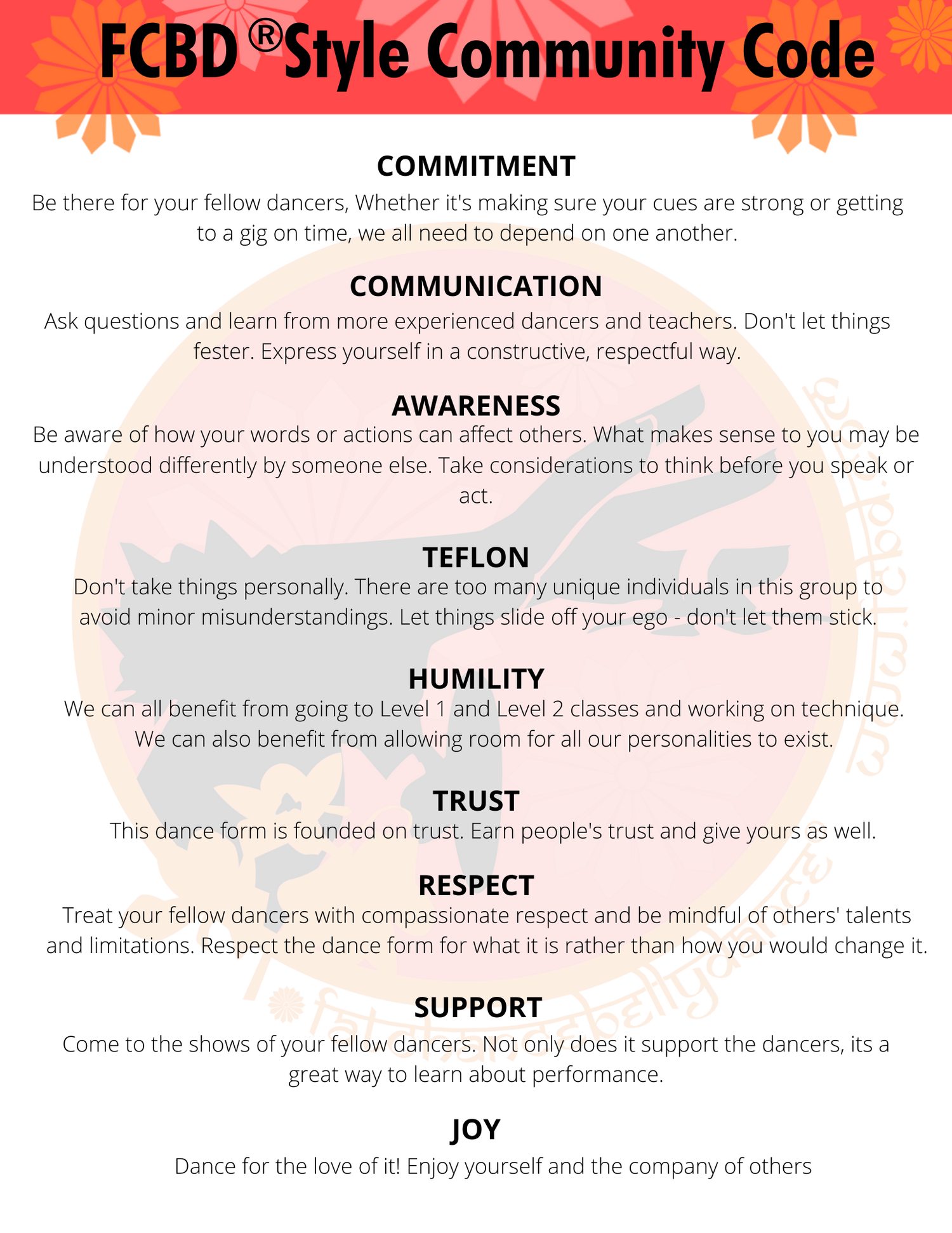 Humility - Community Code Series — Prana BellyDance and Yoga