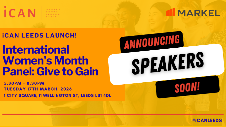 iCAN Leeds Launch Event with Markel - International Women's Month