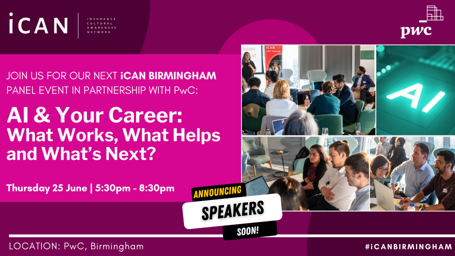iCAN Birmingham &amp; PwC - AI &amp; Your Career Panel Event