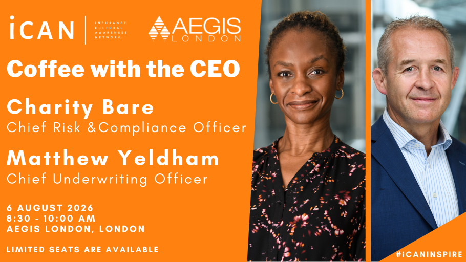 iCAN Coffee with the CEO with AEGIS London's Charity Bare &amp; Matthew Yeldam