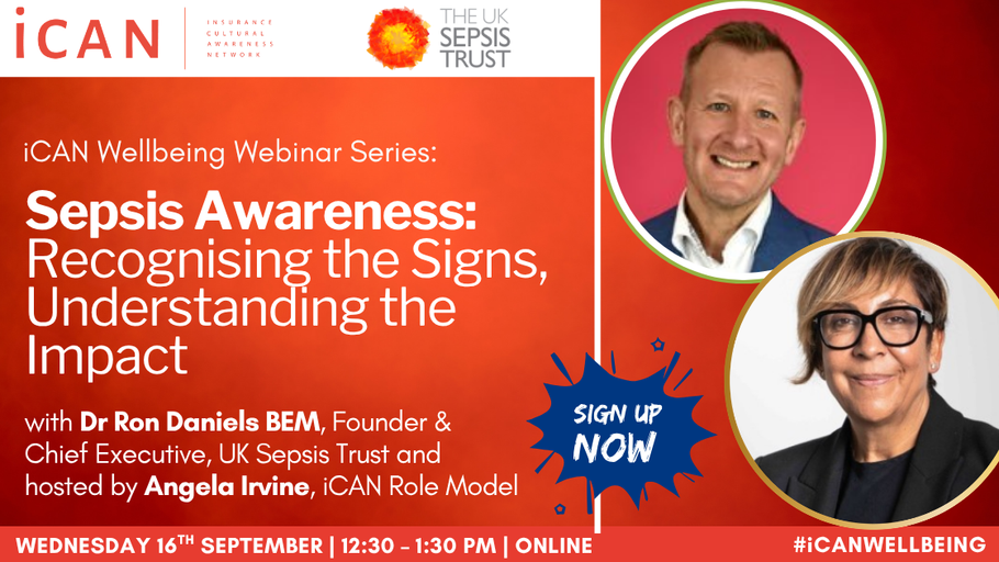 iCAN Wellbeing Webinar – Sepsis Awareness with The UK Sepsis Trust