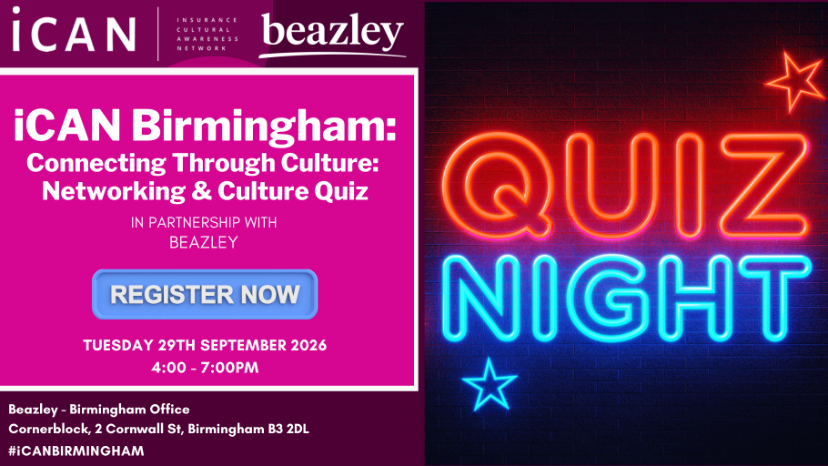 iCAN &amp; Beazley: Connecting Through Culture – Networking &amp; Quiz Night
