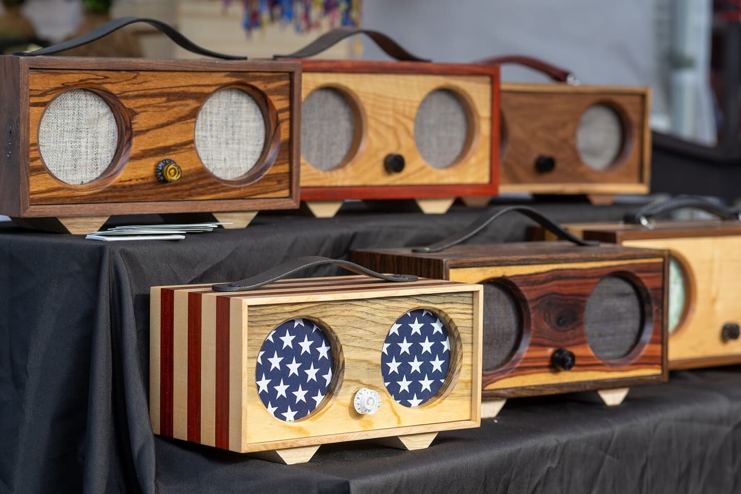 Some of the coolest speakers I've made are sitting right here. Cool laminations, exotic species, and they all sound just as good as they look!
#tinkeraudio #custom #bluetooth #speaker #handmade #wood #unique #oneofakind #upcycle #reclaimedwood #recyc