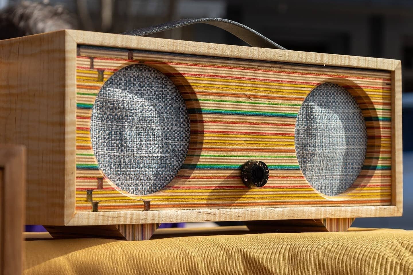 Big skateboard speakers are my jam. I really like making big beautiful and functional pieces, and this build is the epitome of that. #tinkeraudio #custom #bluetooth #speaker #handmade #wood #unique #oneofakind #upcycle #reclaimedwood #recycledart #wo