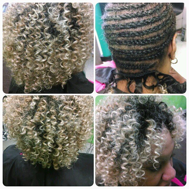 Full curly weave