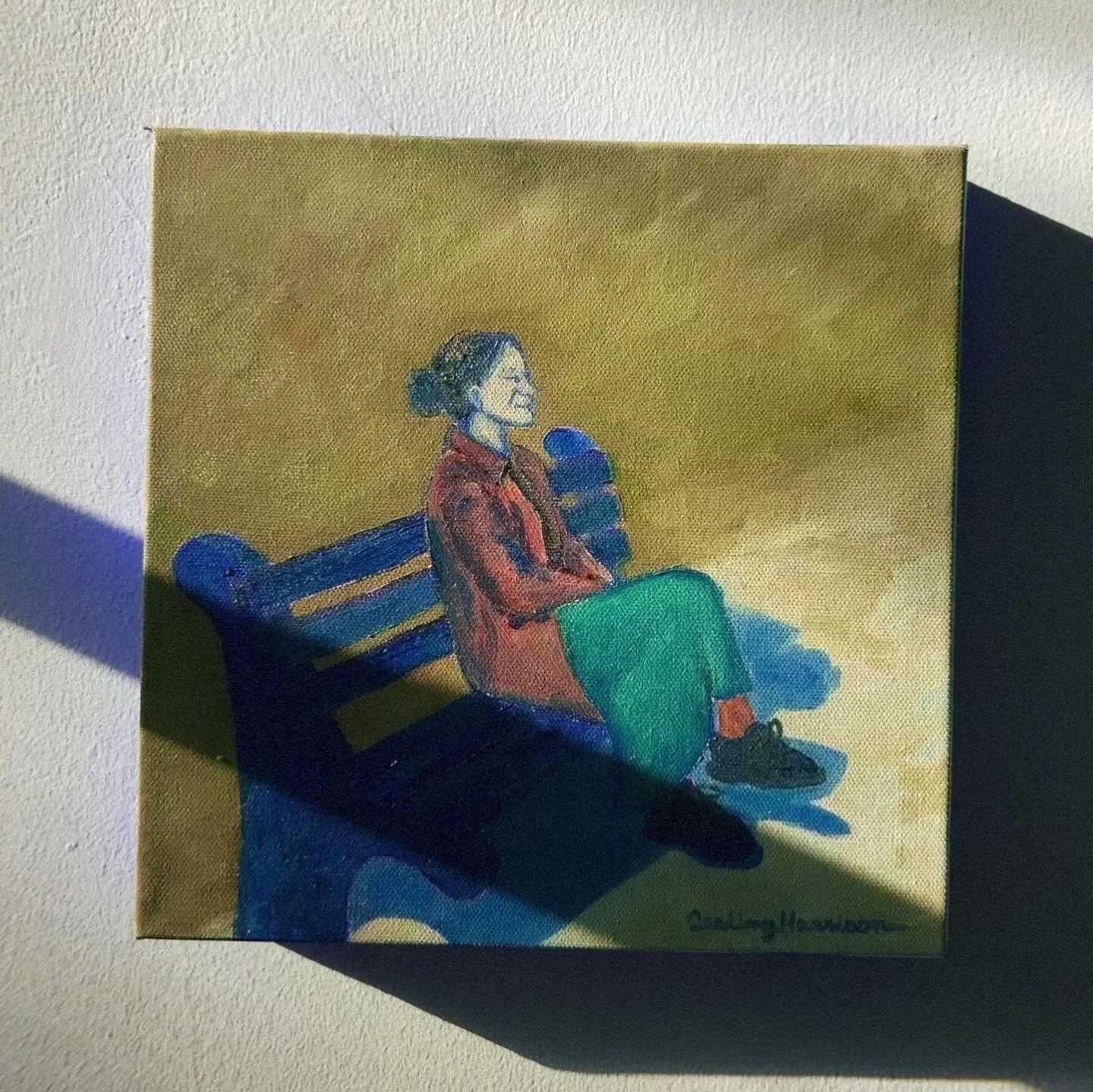 &ldquo;Sunday at Riverside&rdquo; now for sale on my Esty (link in bio)

10&rdquo;x10&rdquo;x1.5&rdquo; 
Oil on Canvas