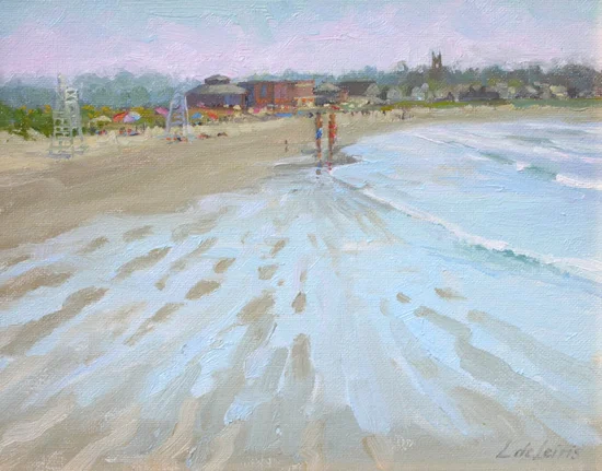    Easton's Beach  oil Image Size: 8" x 10"  