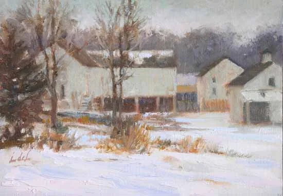   Codman Farm  oil Image Size: 5" x 7"   