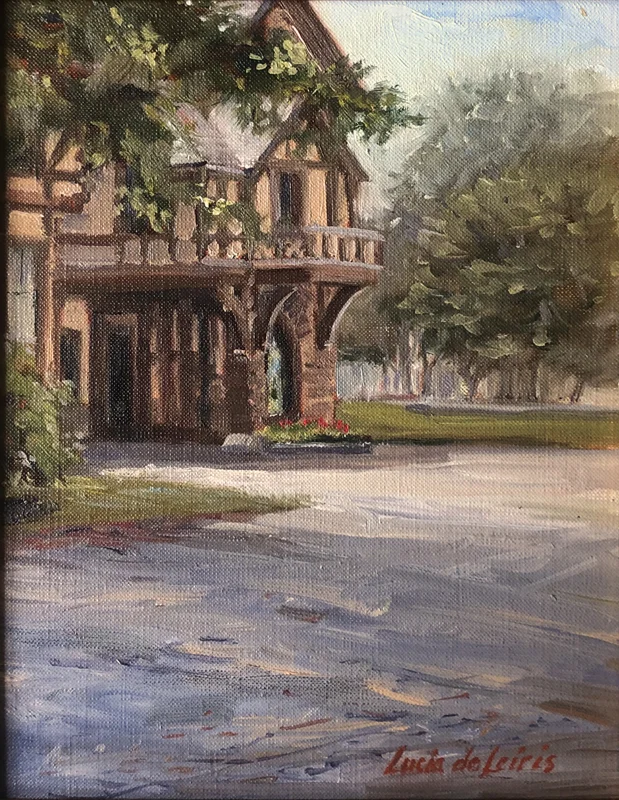    Newport Art Museum  oil Image Size: 10" x 8" $775  