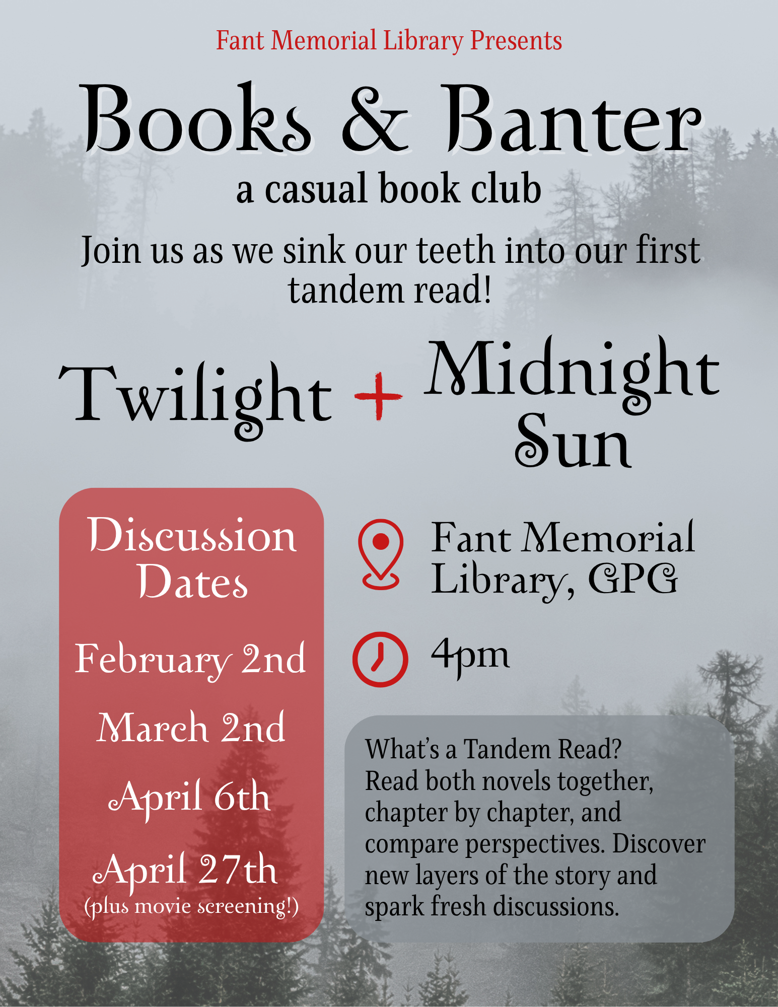 Book Banter: Twilight Tandem Read + Movie Screening