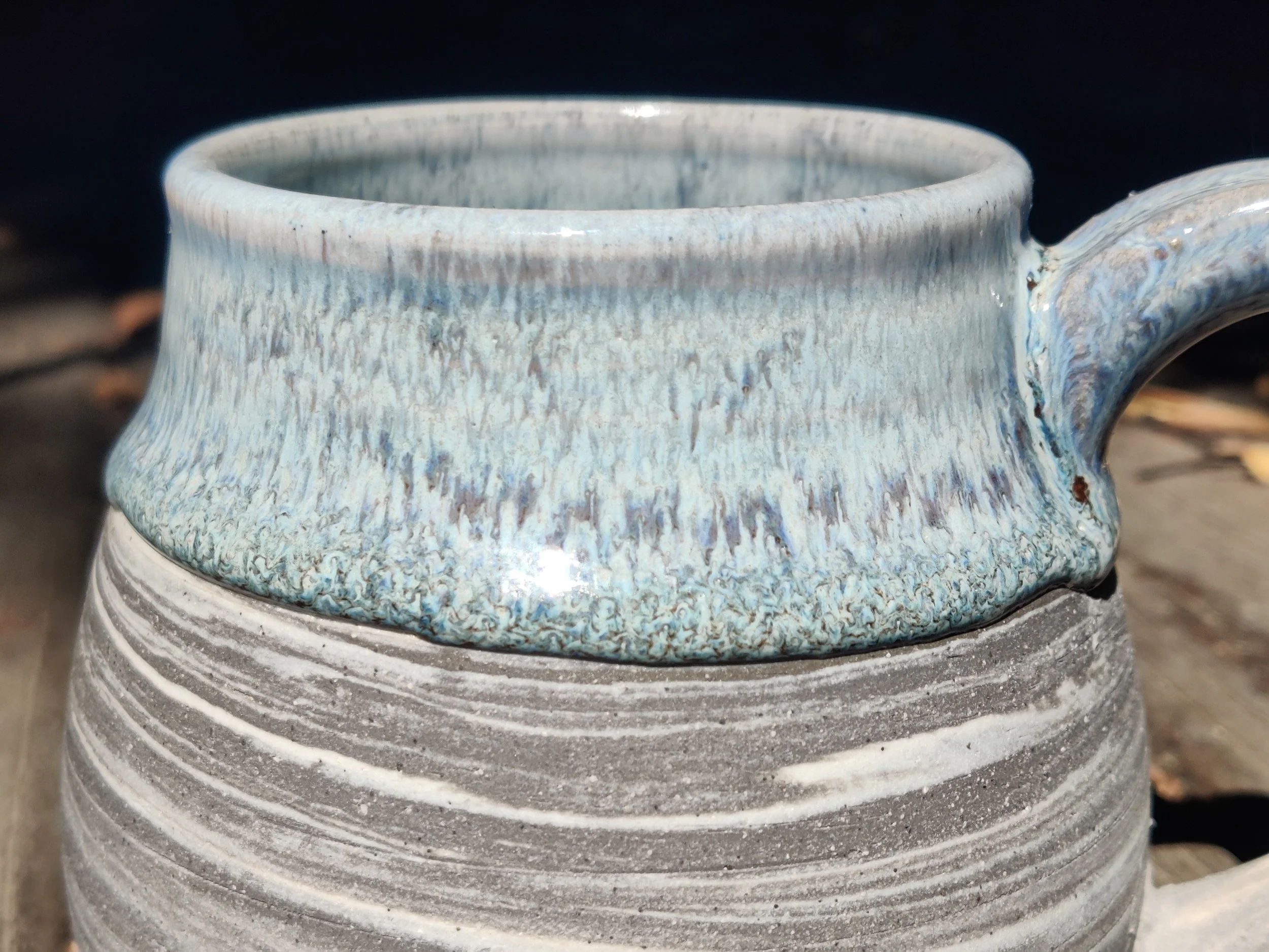 Handmade mug (marbelized)