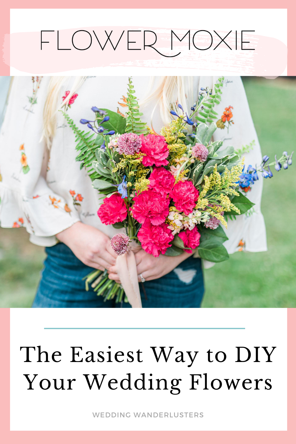 How To Diy Your Wedding Bouquet Jb And Brit