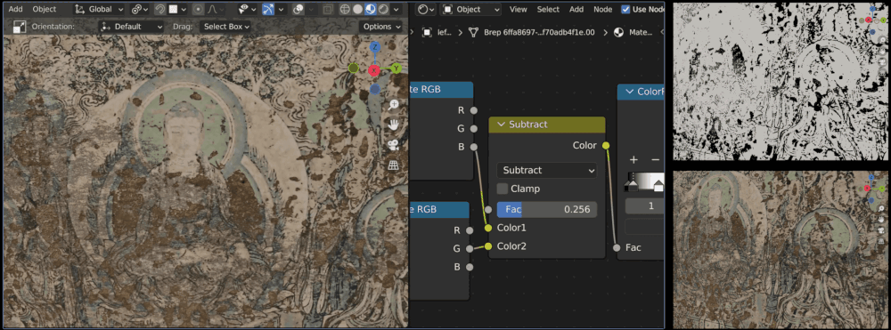 Procedual mural shader in blender