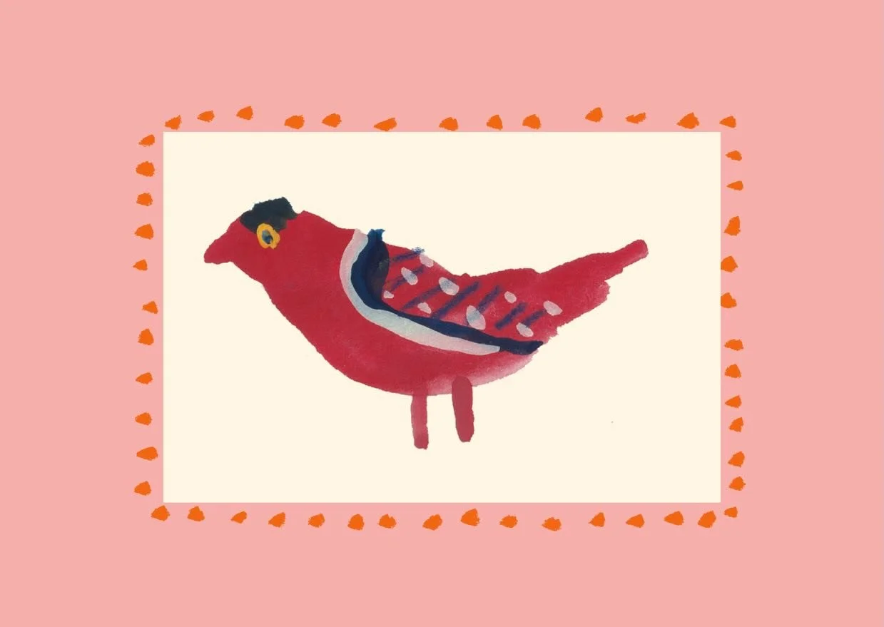 A few birdies inspired by the gorgeous lil hand painted Indian birds that @blackout_shop_brighton sells. 

Pattern coming soon&hellip;. 

#illustration #art #design #print #patterndesign