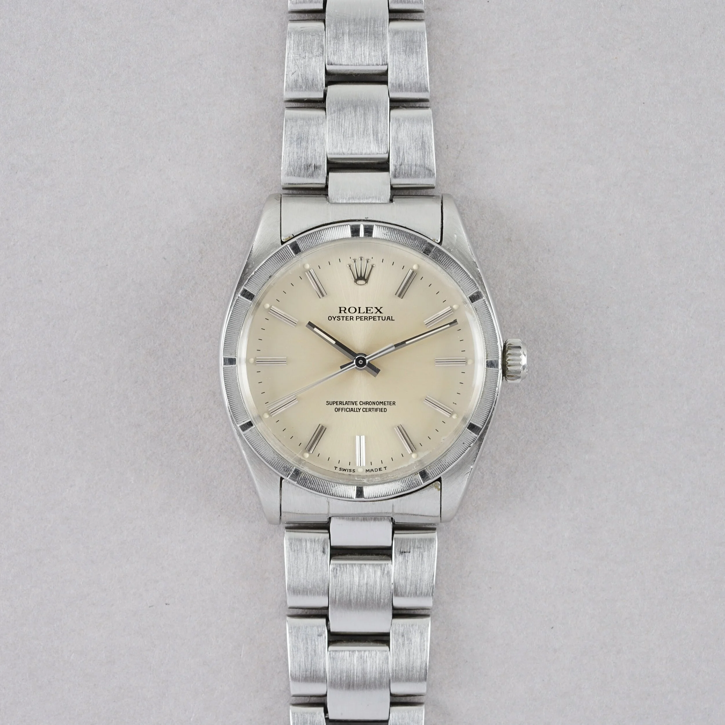 Rolex Oyster Perpetual 'Engine Turned 