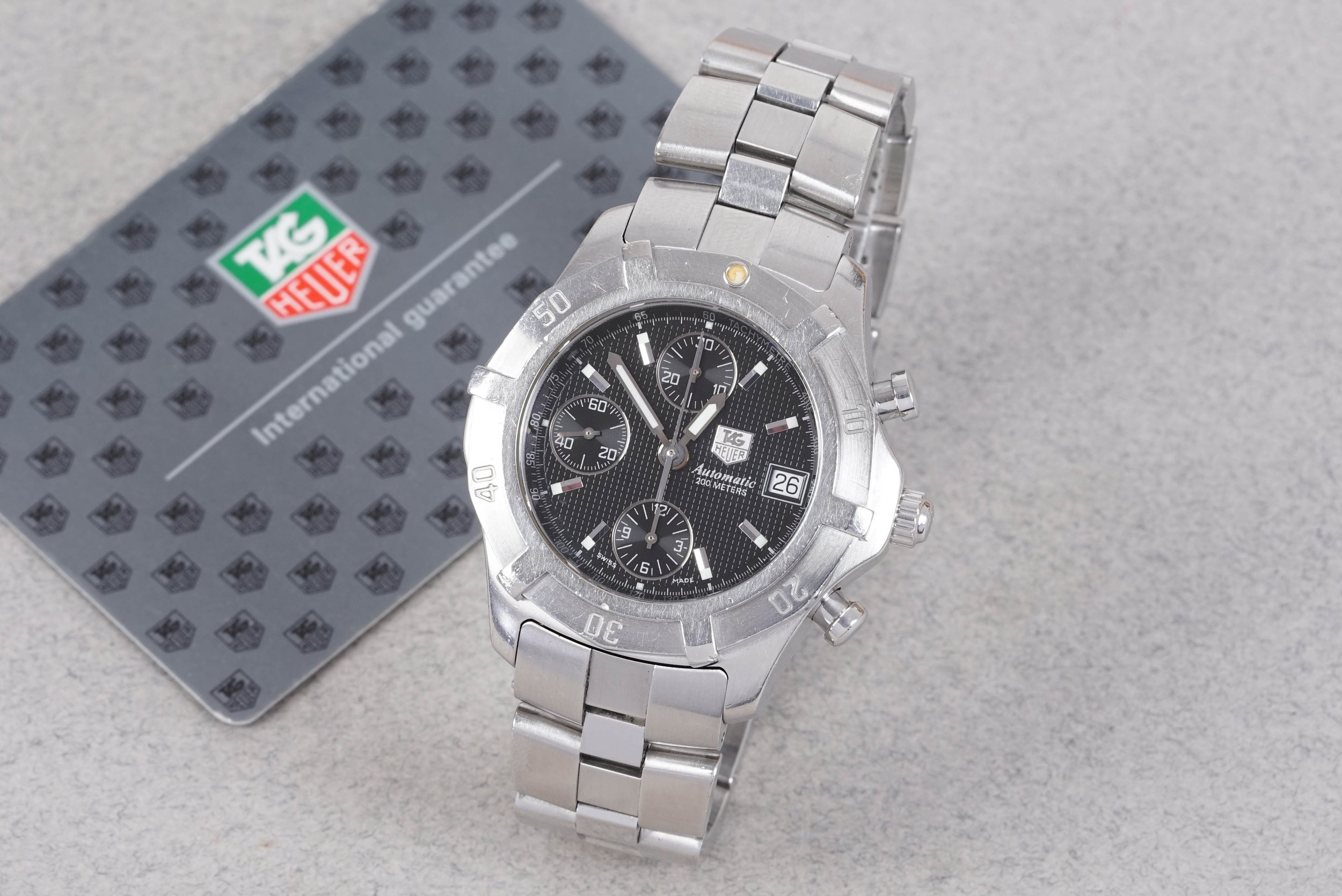 TAG HEUER EXCLUSIVE AUTOMATIC CHRONOGRAPH WITH GUARANTEE – REF. CN2111