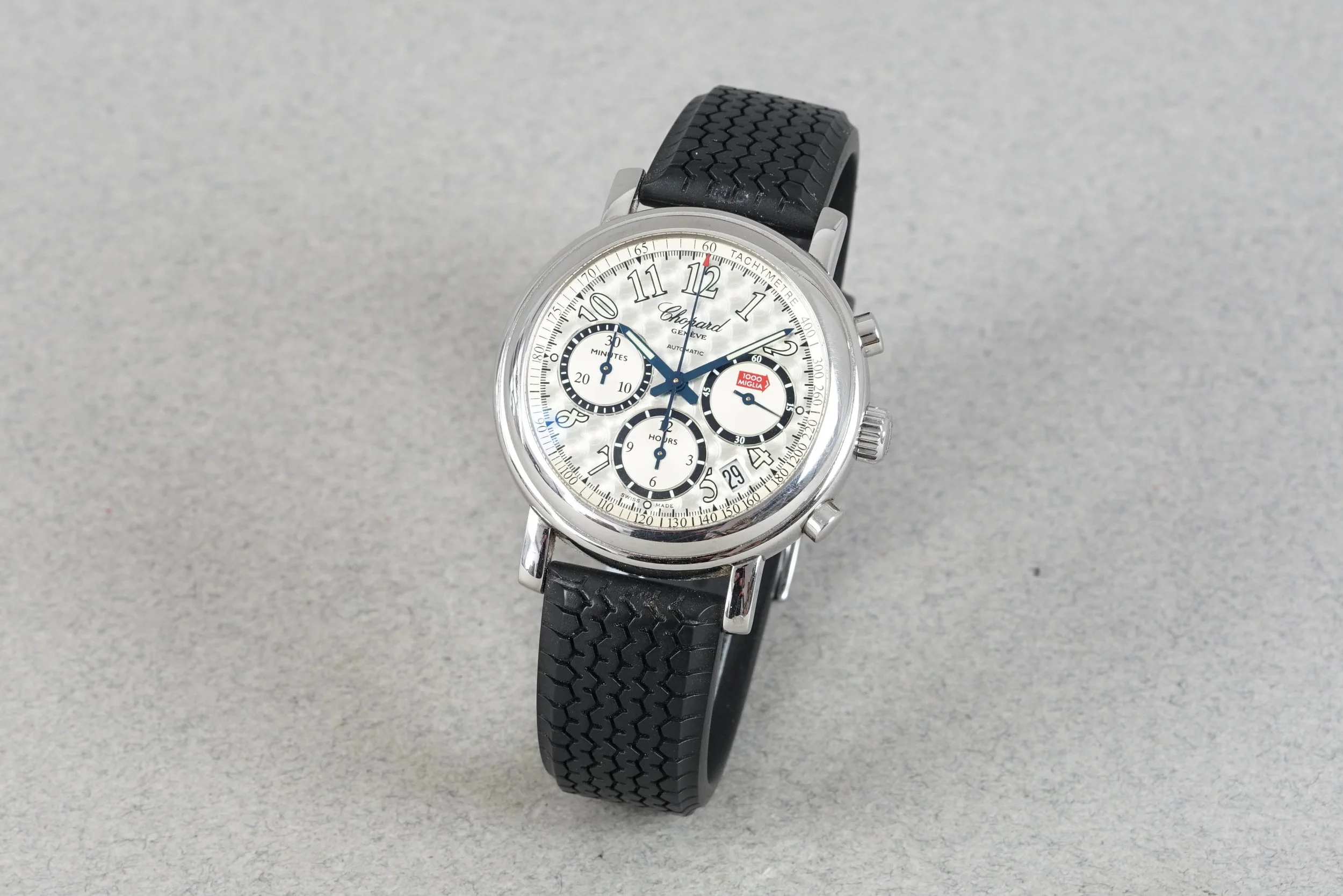 CHOPARD MILLE MIGLIA AUTOMATIC CHRONOGRAPH WITH BOX & CERTIFICATE REF. 8331