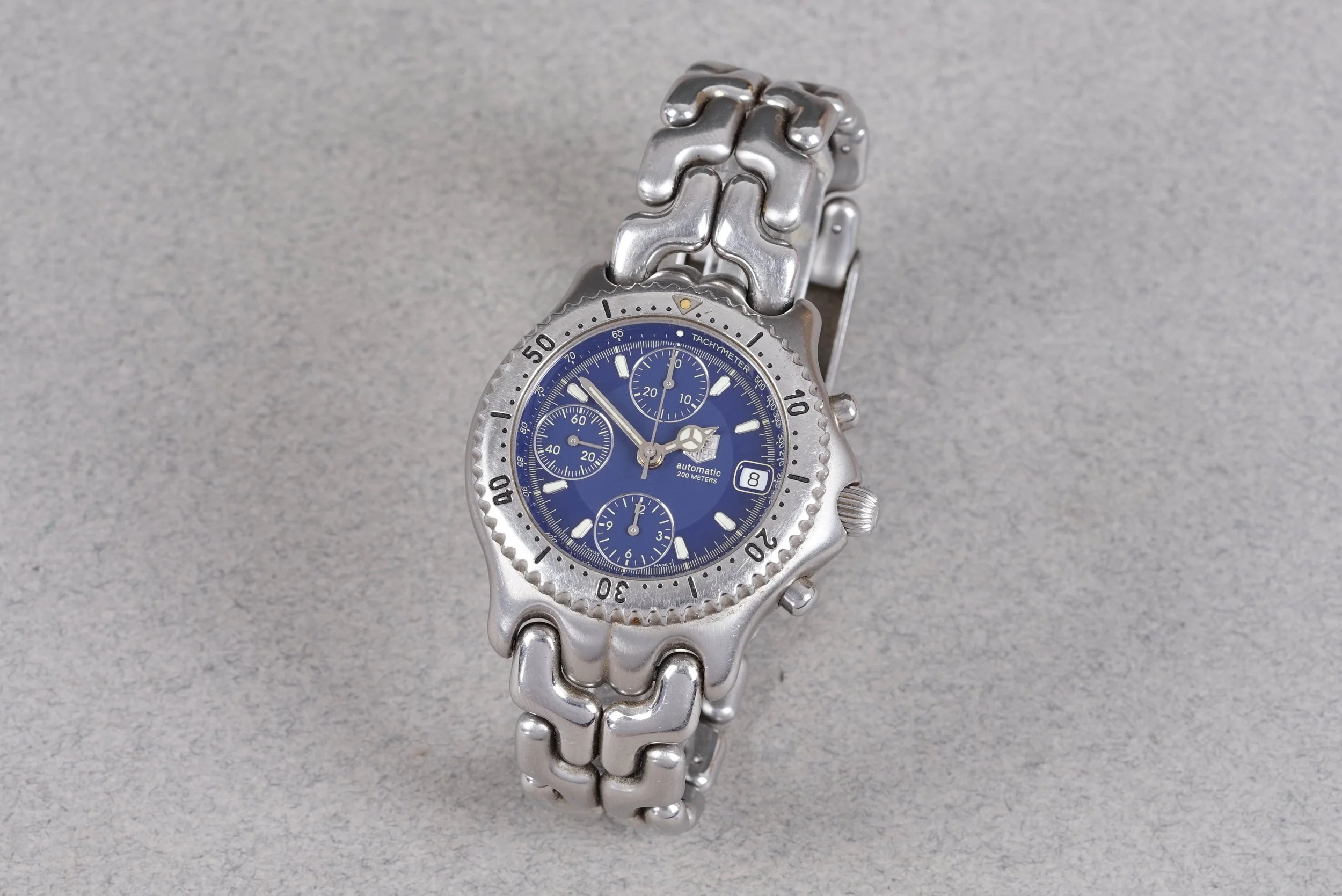 TAG HEUER LINK AUTOMATIC CHRONOGRAPH W/ BOX & PAPERS REF. CG2111-R0