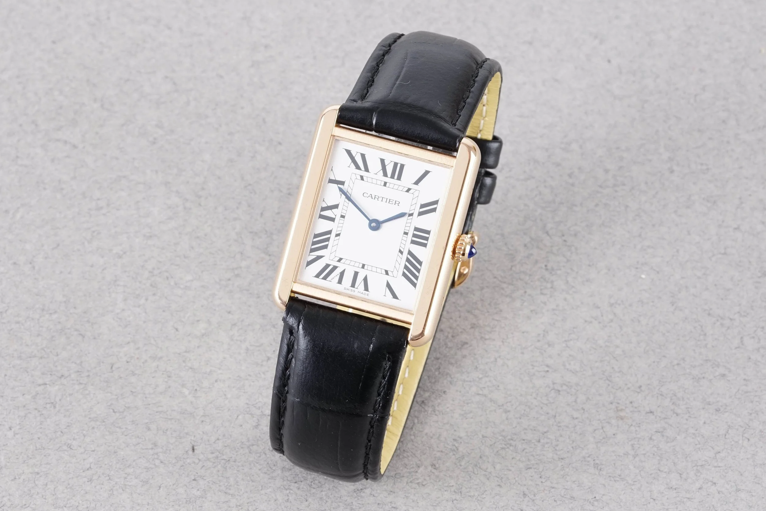 CARTIER TANK SOLO 18CT GOLD LARGE REF. 3167