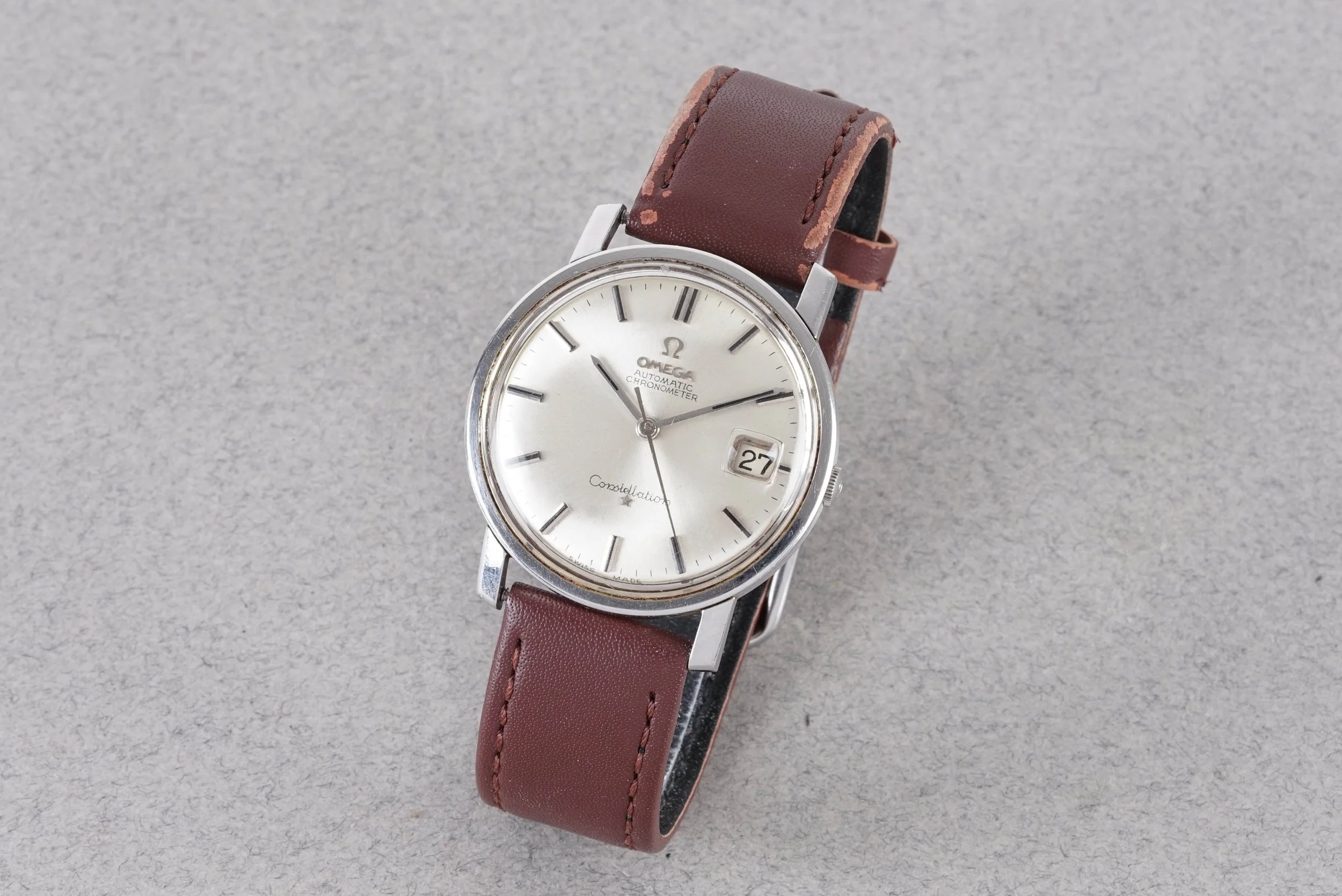 OMEGA CONSTELLATION AUTOMATIC CHRONOMETER DATE W/ BOX REF. 168.010