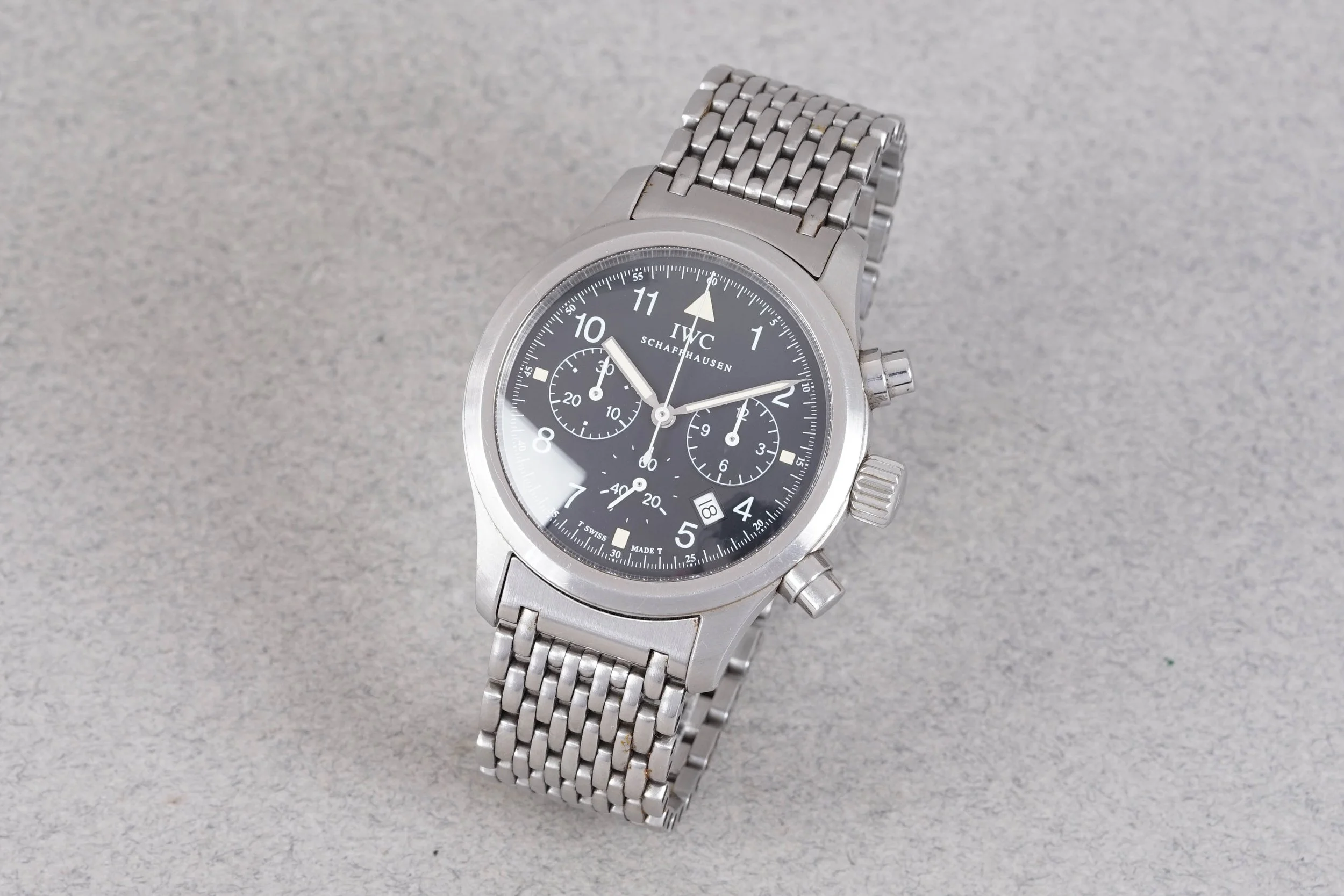 IWC SCHAFFHAUSEN CHRONOGRAPH DATE REF. IW374102