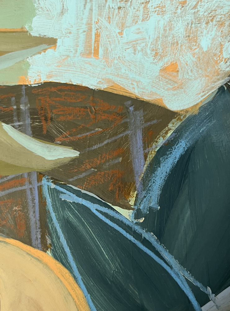 Loose style acrylic art