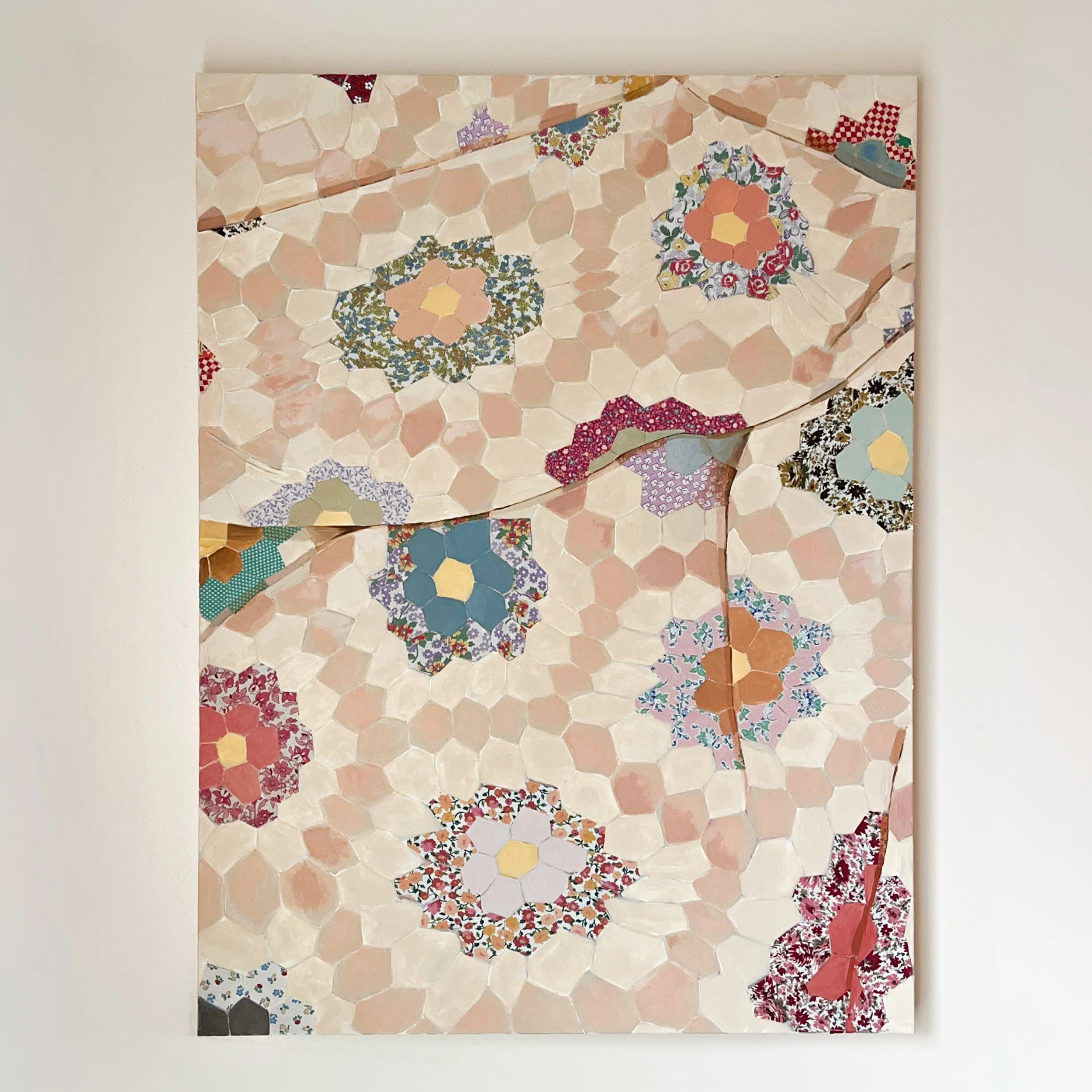 Quilted 2, 30"x40" Original Painting