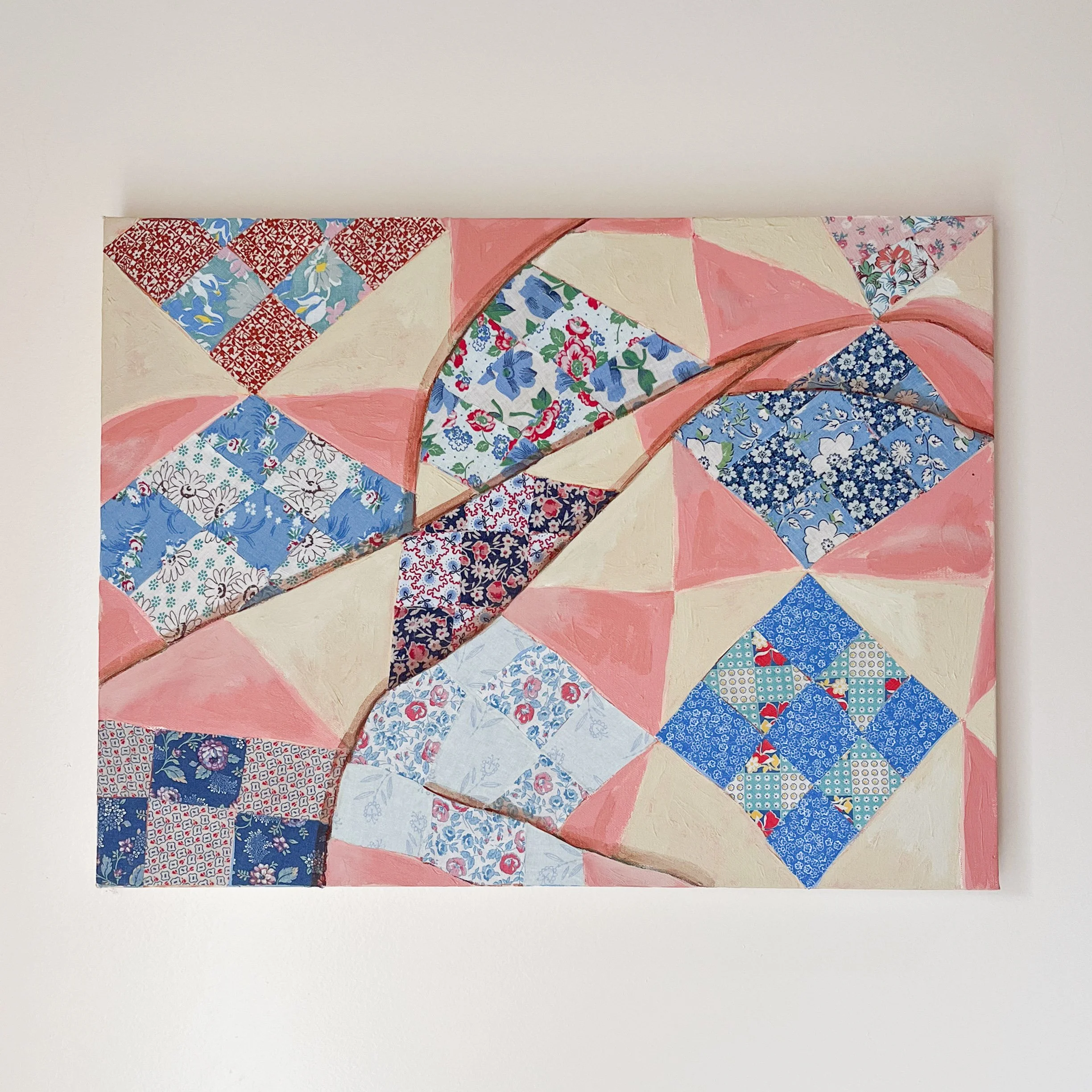 Quilted 5, 18"x24" Original Painting