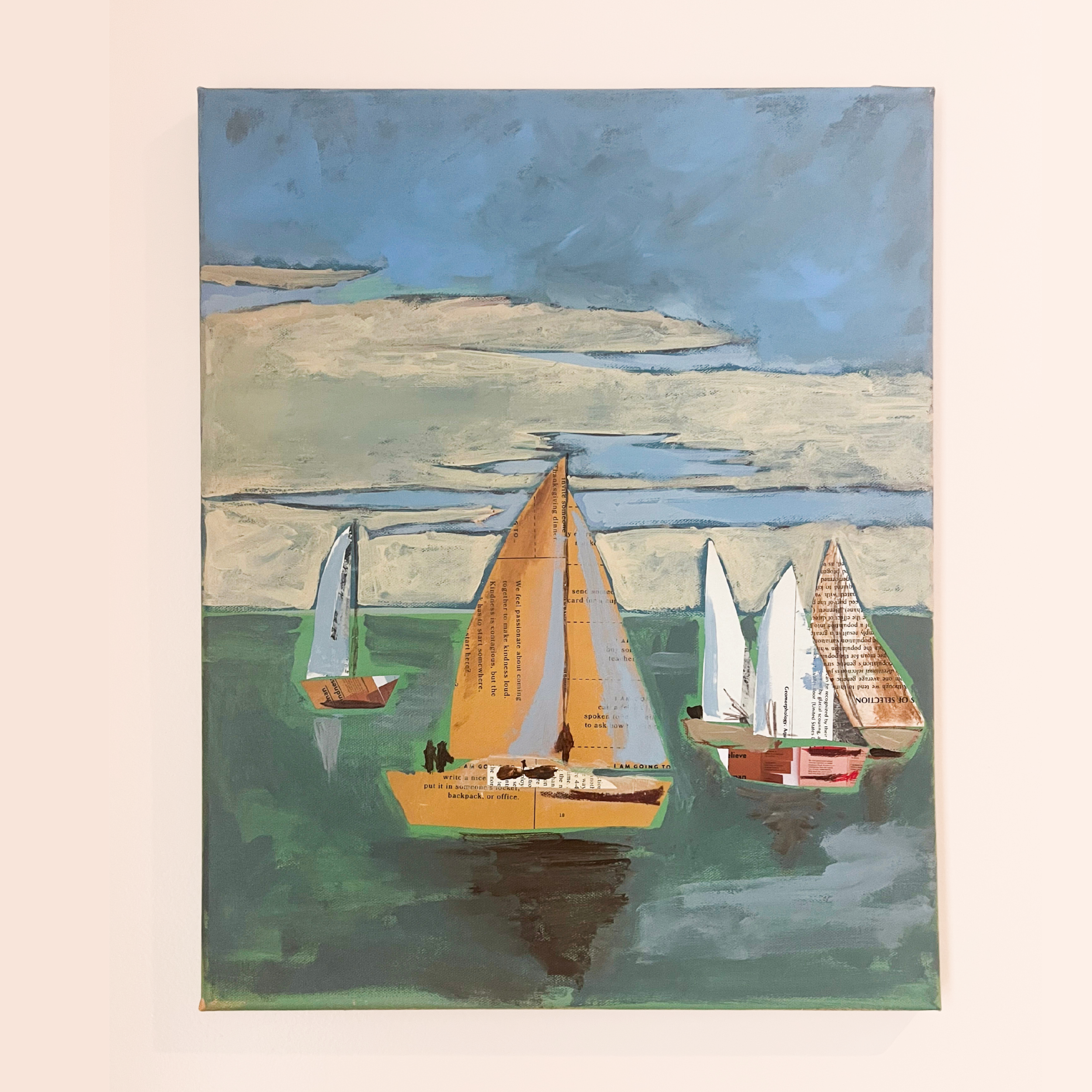Before the Storm Sailboat Original Painting
