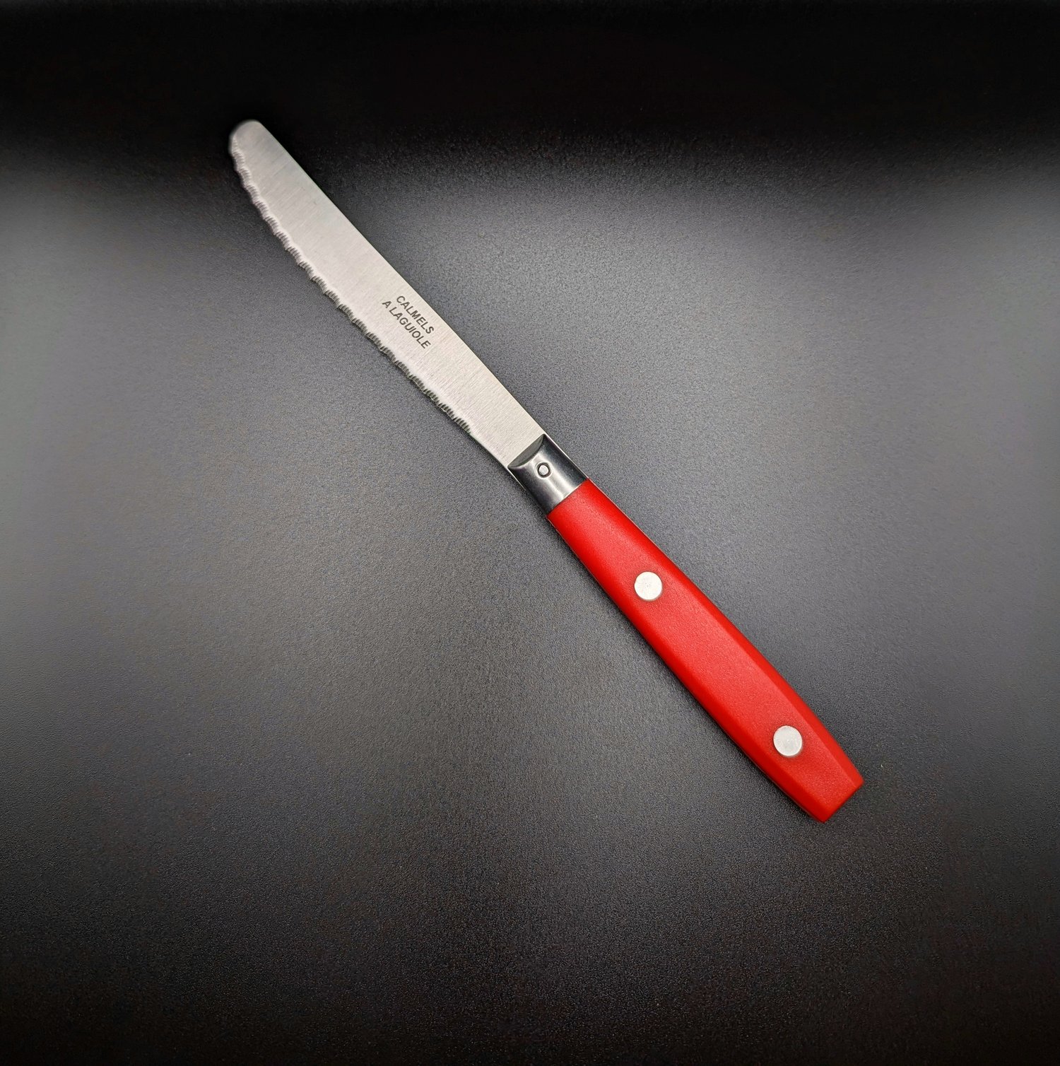 Ensemble de couteaux de table, manche plastique — Coutellerie J
