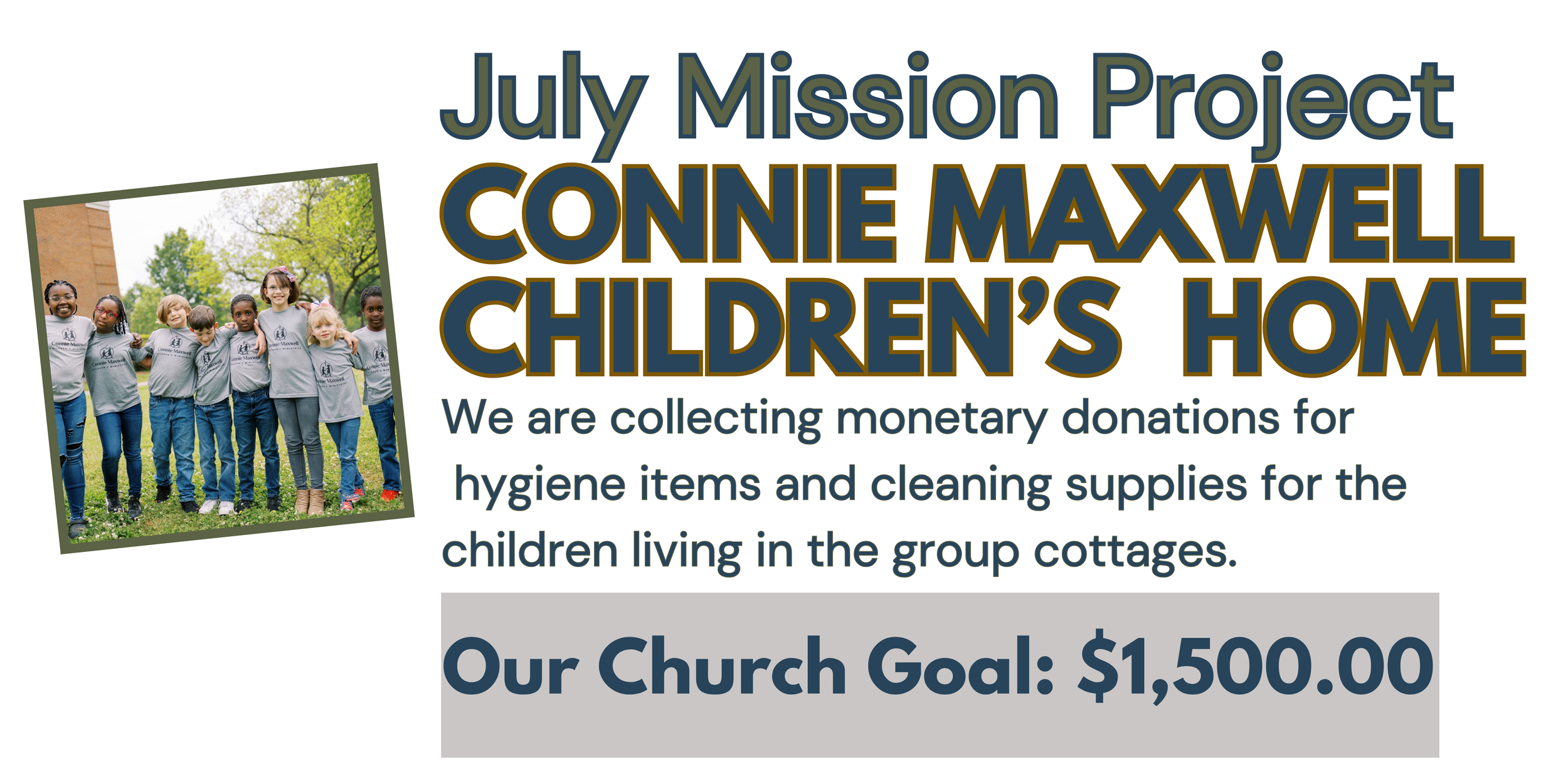 Monthly Mission Projects — Union Baptist Iva