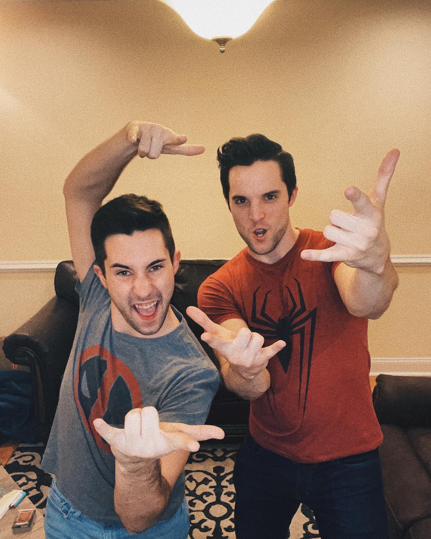 Happy one year anniversary to my superhero duo! I&rsquo;m so lucky to have you in my life ❤️ I love you Logan.