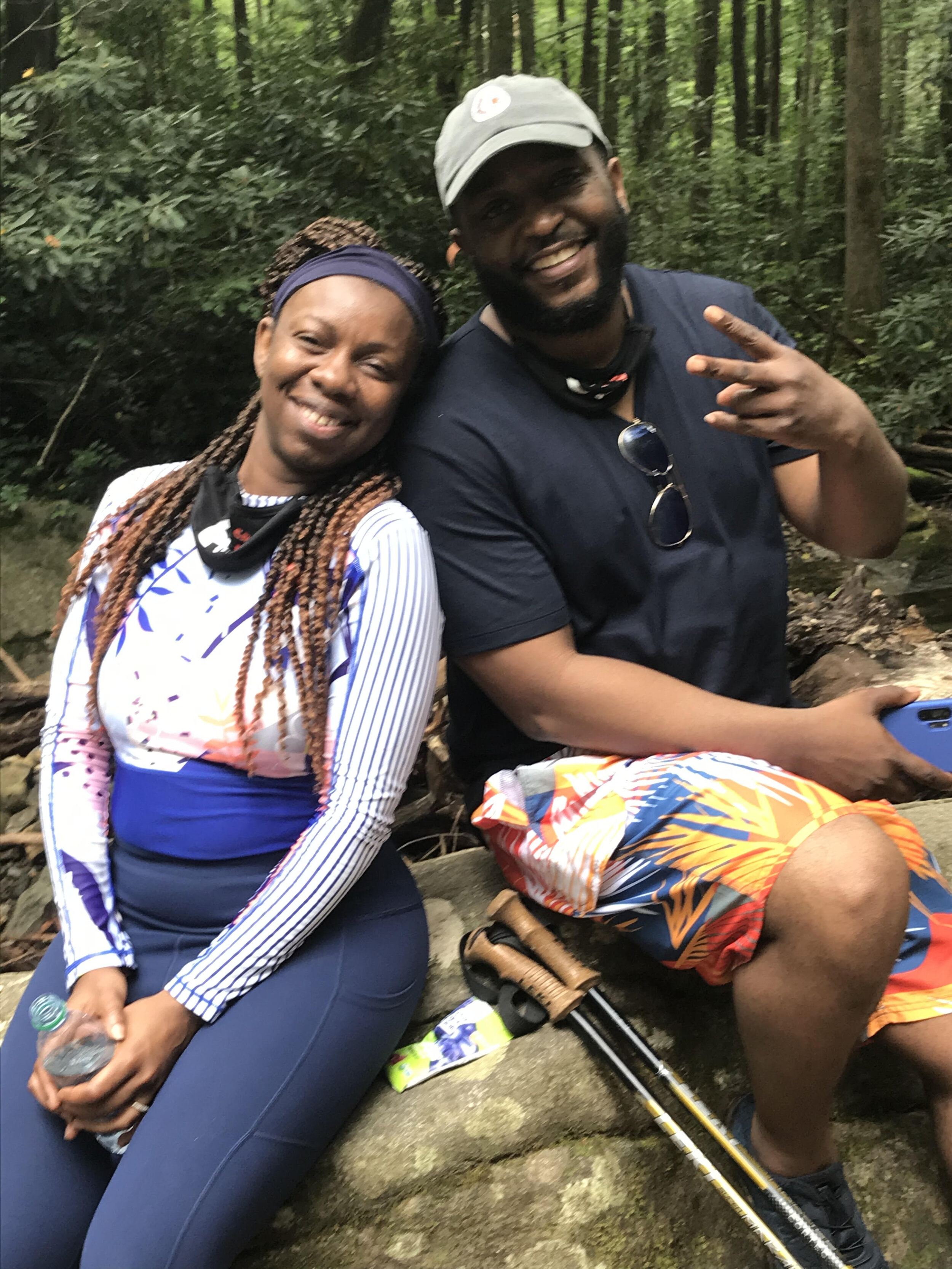 Guests at Cove Creek Falls