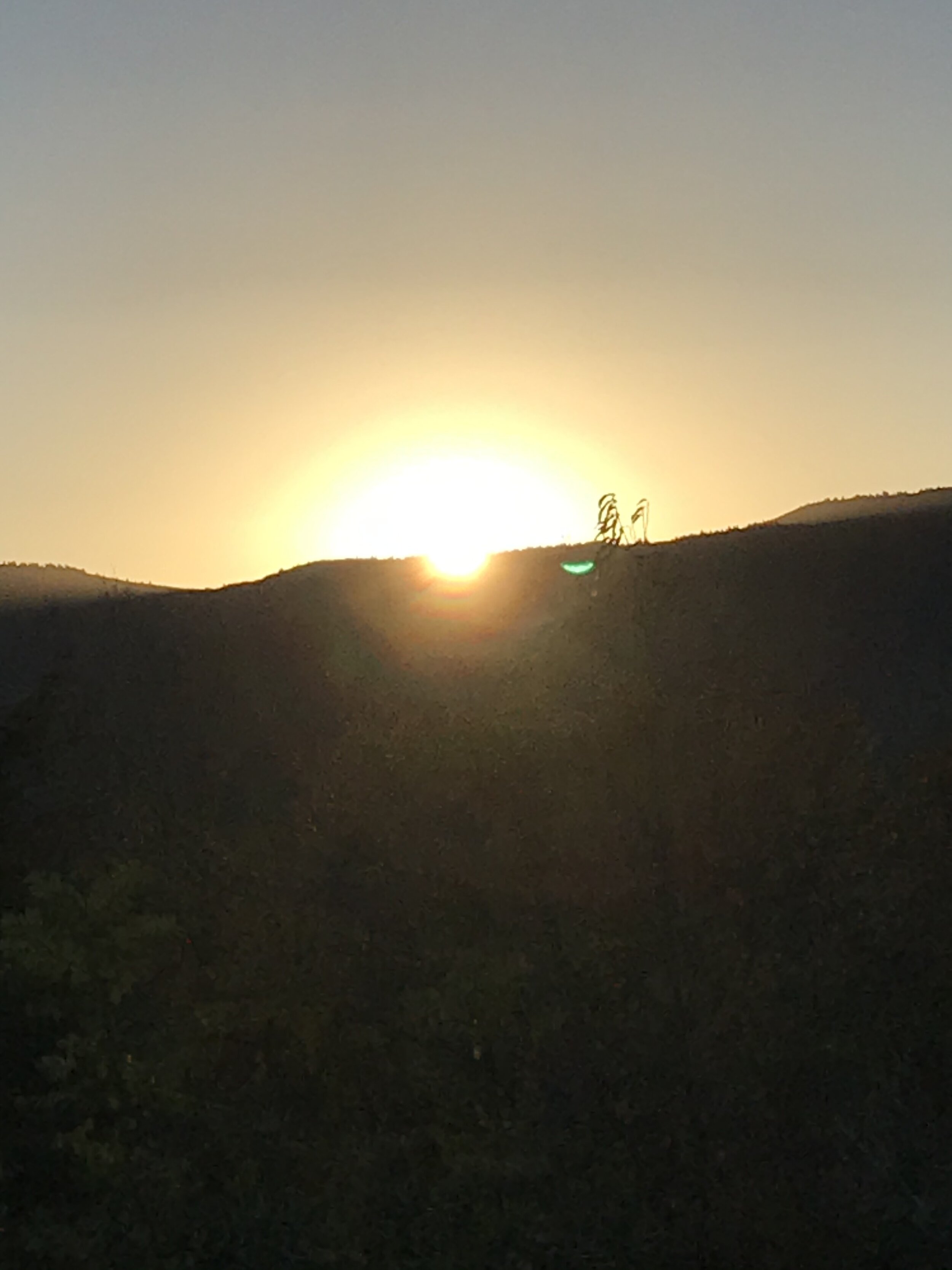 Sunset over the Blue Ridge