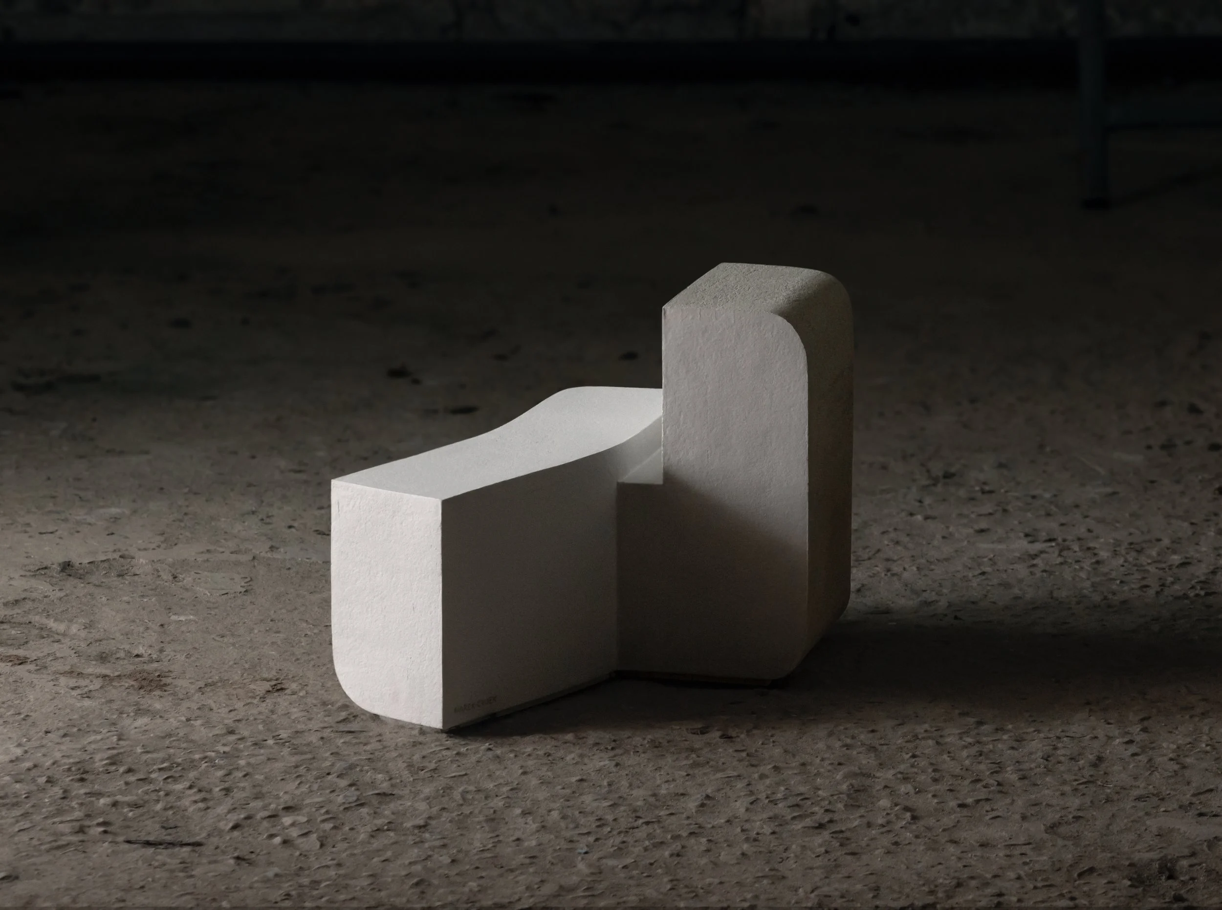 Discover stoneware sculpture with unique finishes and custom clay recipes. Featuring dynamic tension in shape, available exclusively at Studiotwentyseven Gallery, New York.