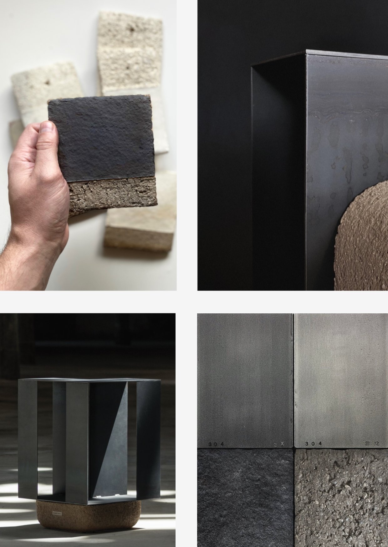 STONEWARE AND METAL