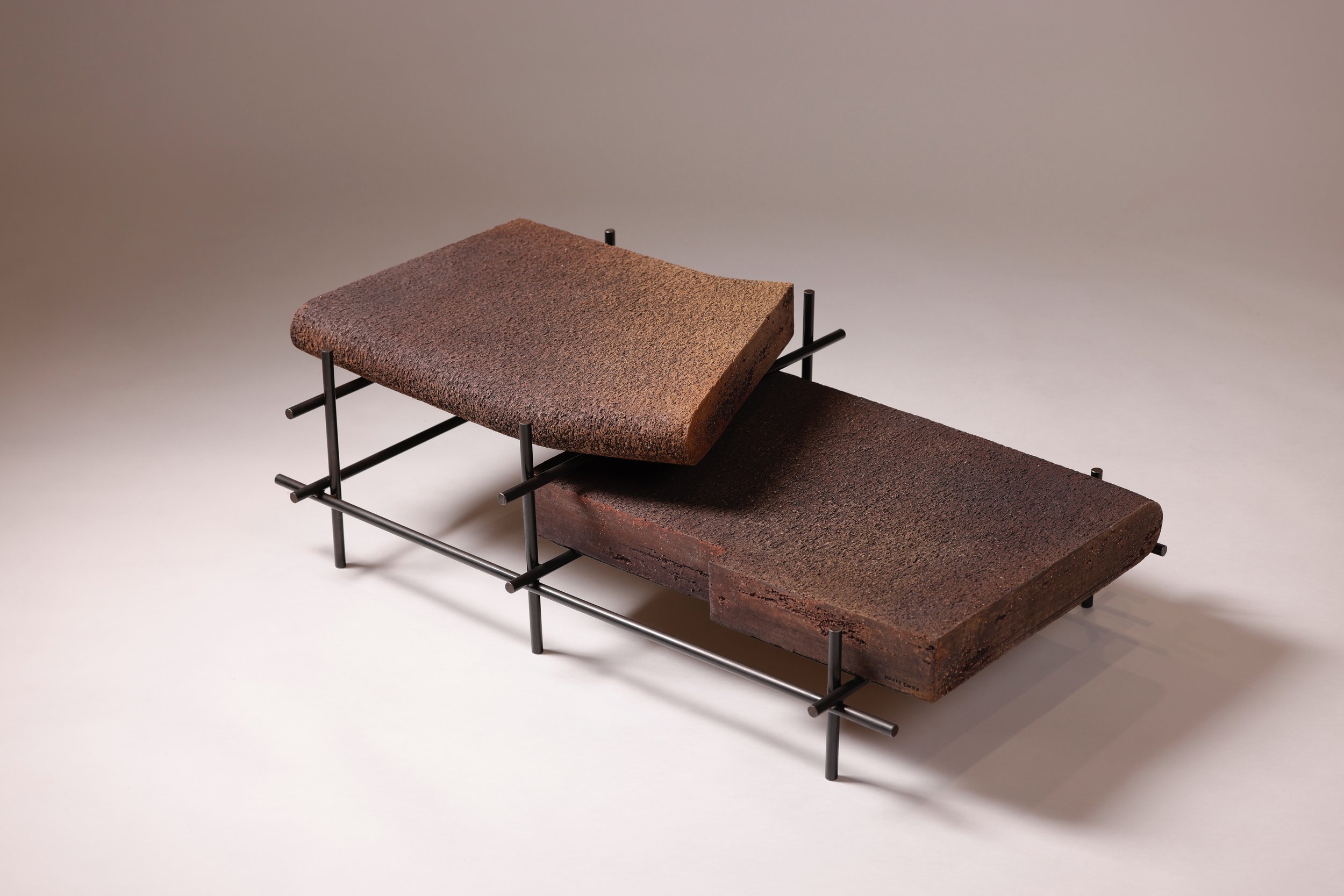 Divergent Motions, Coffe Table by Marek Cwiek. Sculptures and Collectible Design Works