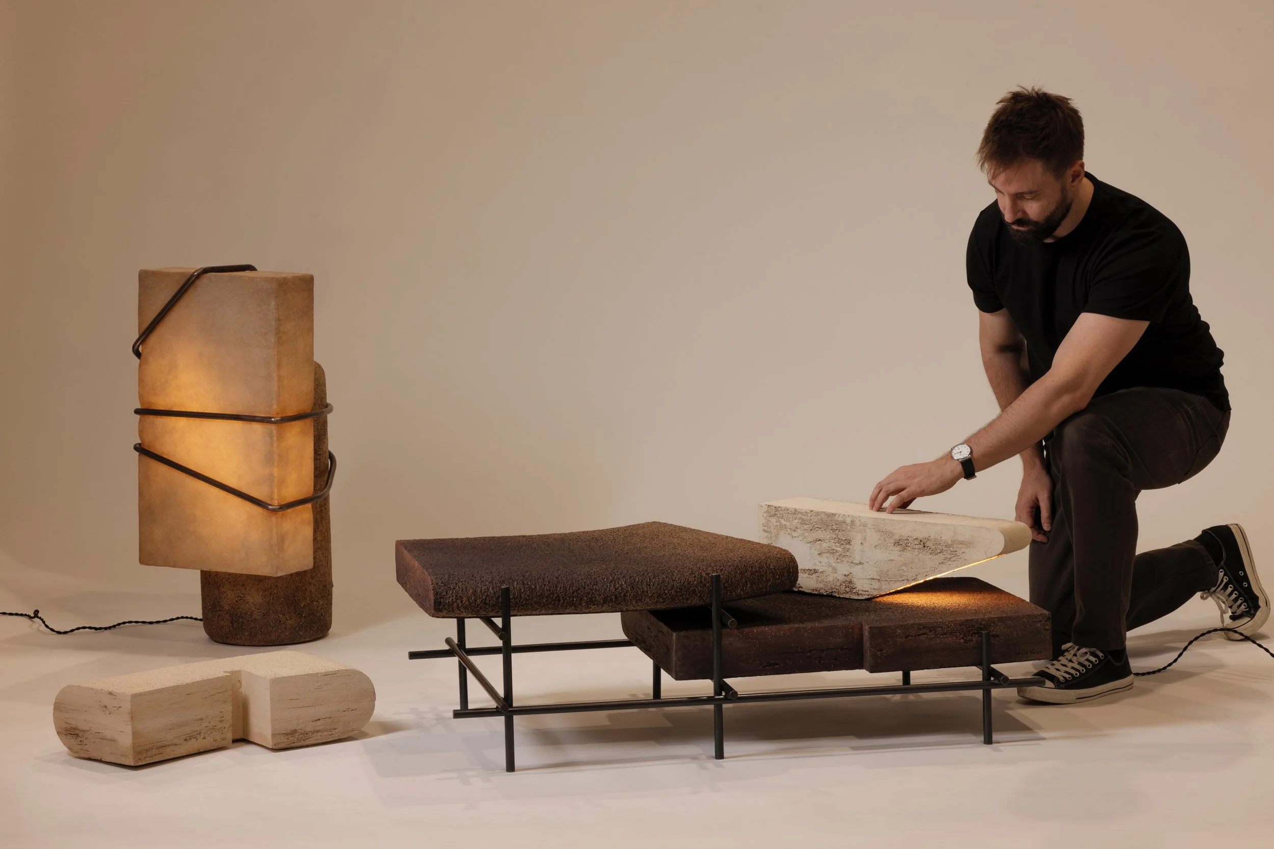 Divergent Motions, Coffe Table by Marek Cwiek. Sculptures and Collectible Design Works