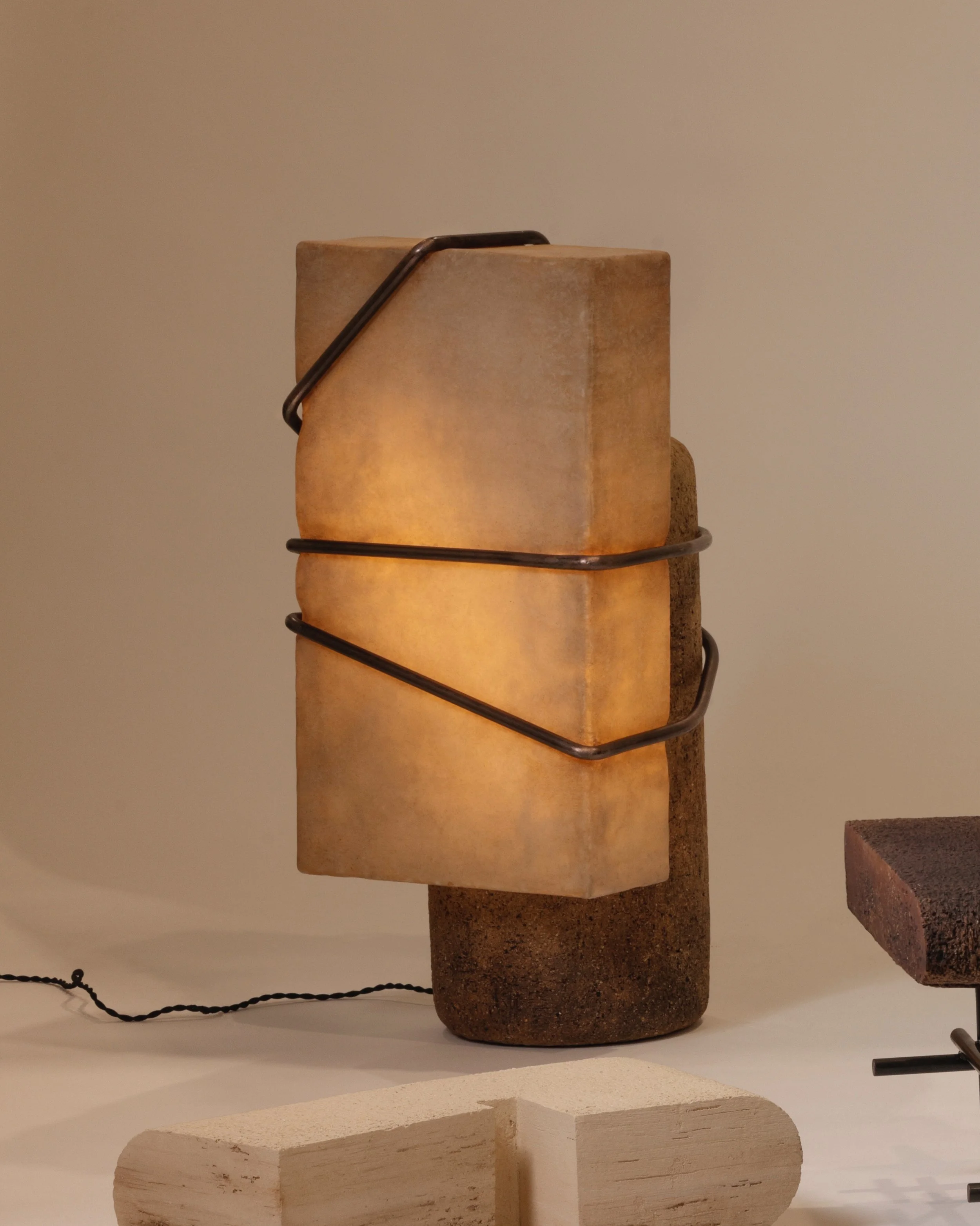 Strain & Release Sculpture Lamp by Marek Cwiek. Sculptures and Collectible Design Works