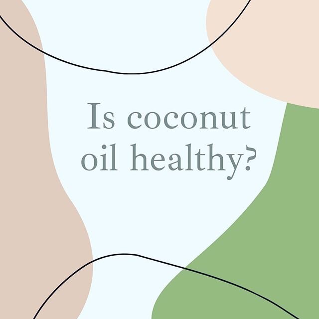 Coconut oil is very high in saturated fat (almost 90%), but saturated fats may not be as bad as we previously thought. There's different types of saturated fats--- short, medium, and long chain triglycerides. Coconut oil has a medium chain triglyceri