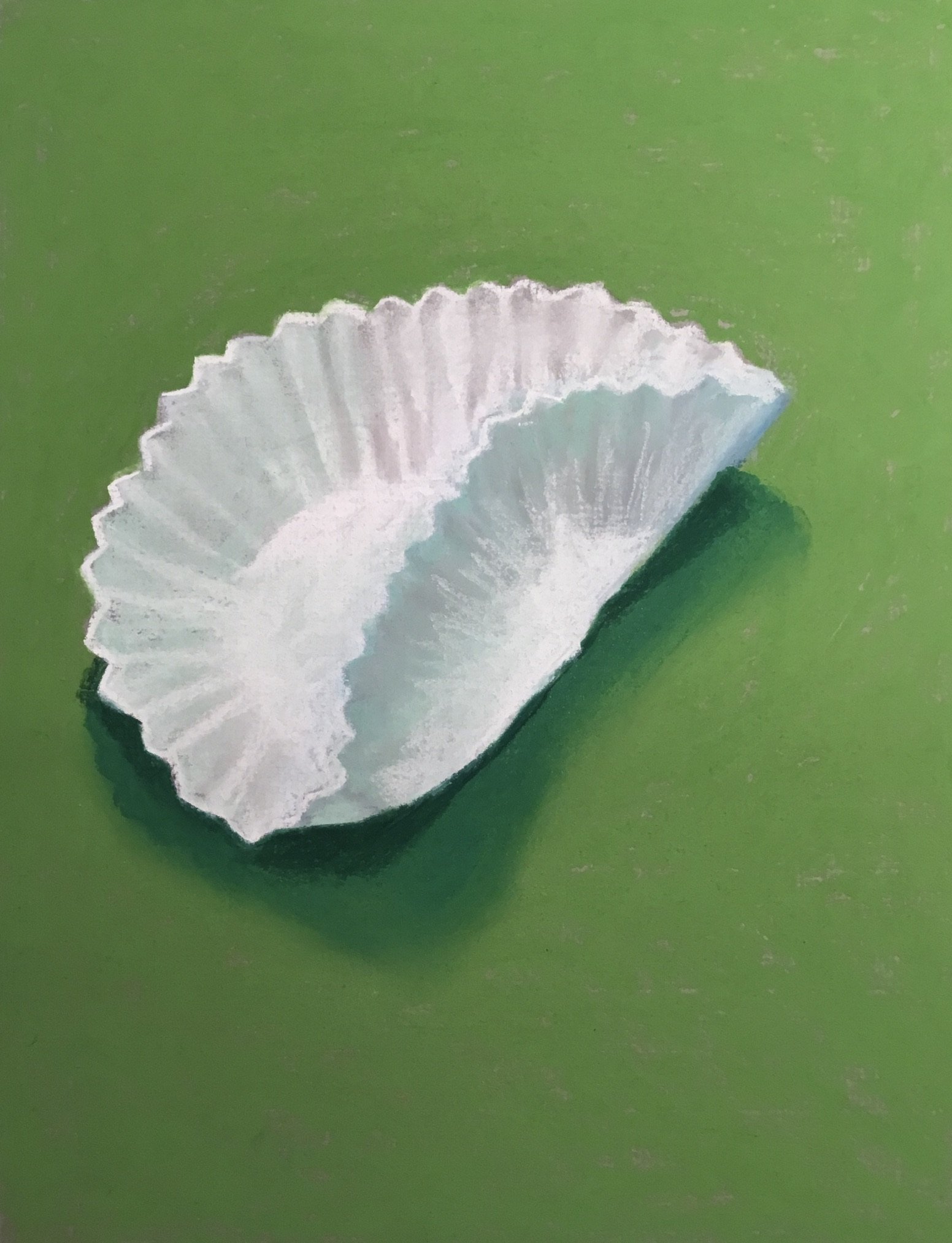 Cupcake Wrapper on Green