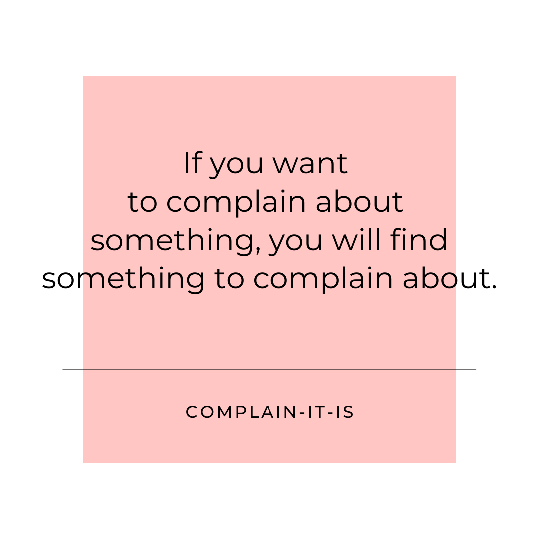 Complain-it is