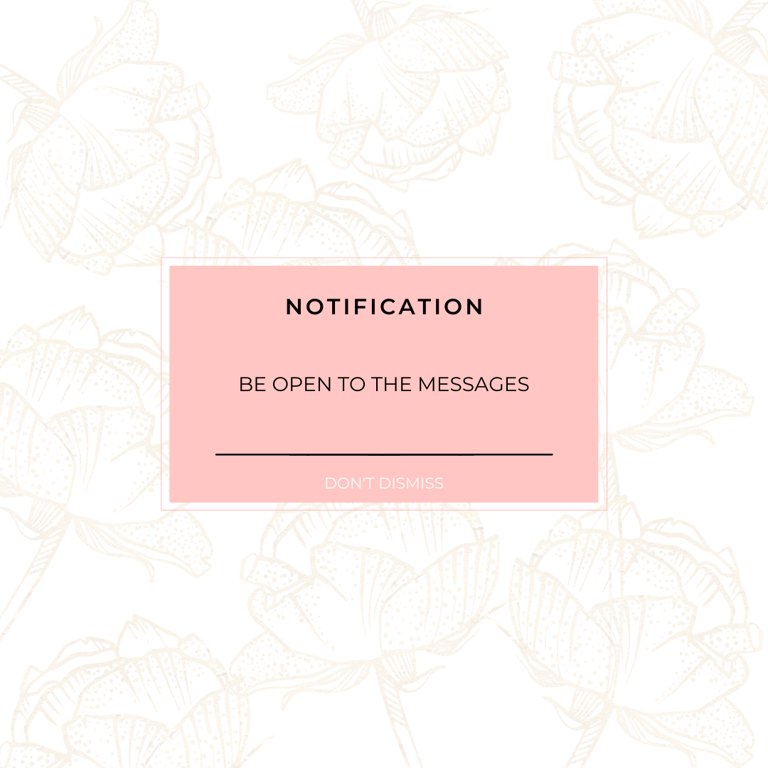 Be Open To Messages