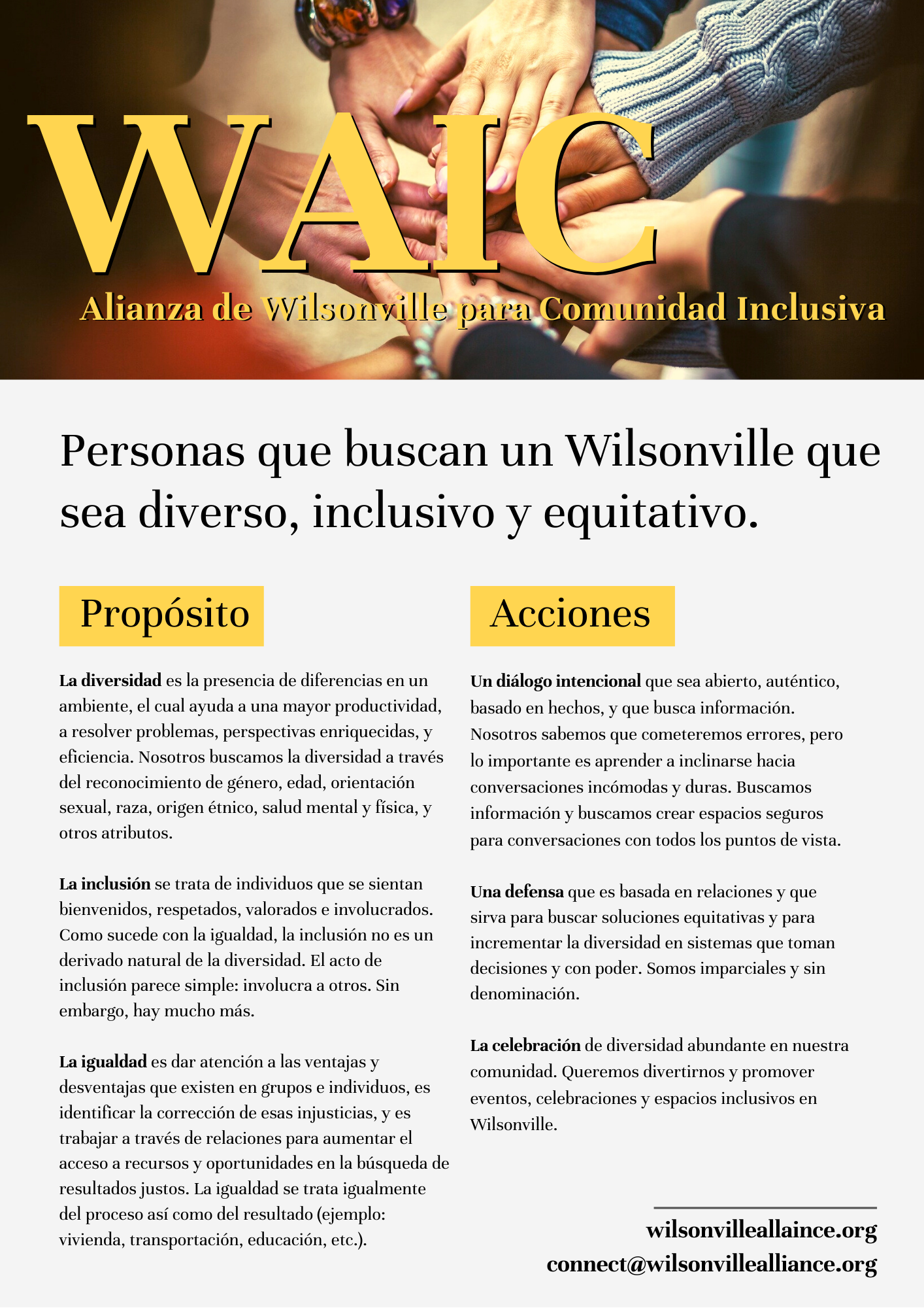 WAIC en español — WAIC